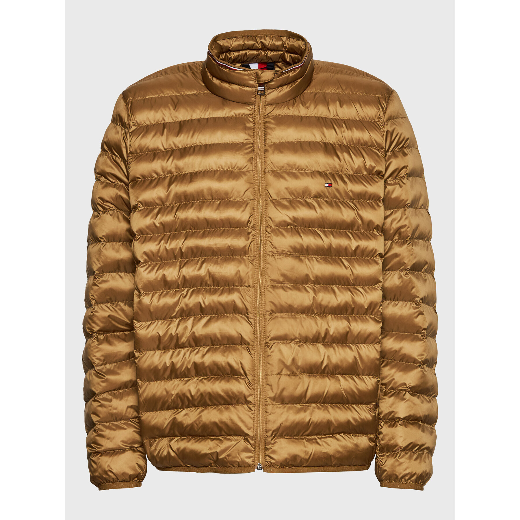 Tommy Hilfiger Пухено яке Packable MW0MW18763 Кафяв Regular Fit - Pepit.bg