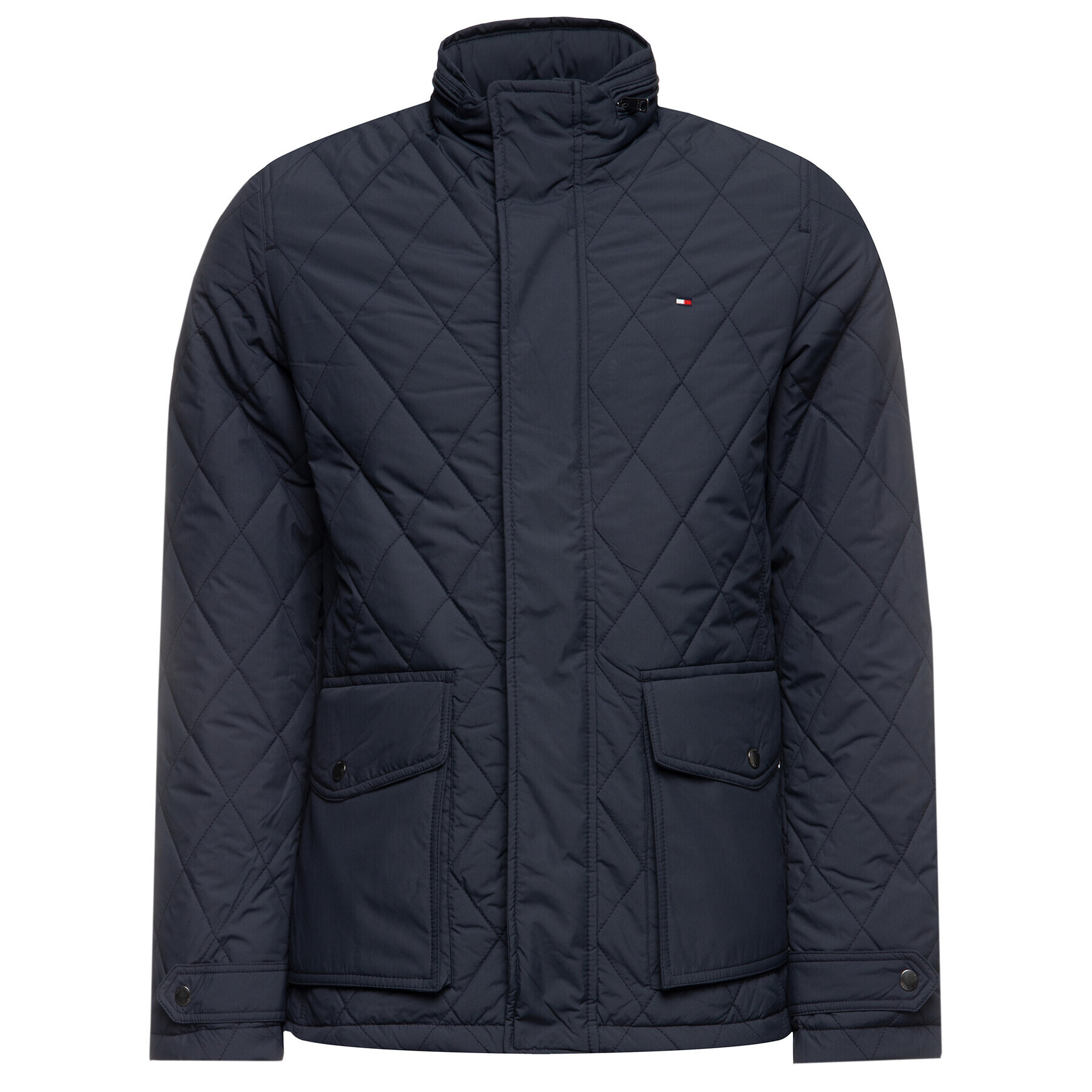 Tommy Hilfiger Пухено яке Quilted MW0MW12215 Тъмносин Regular Fit - Pepit.bg