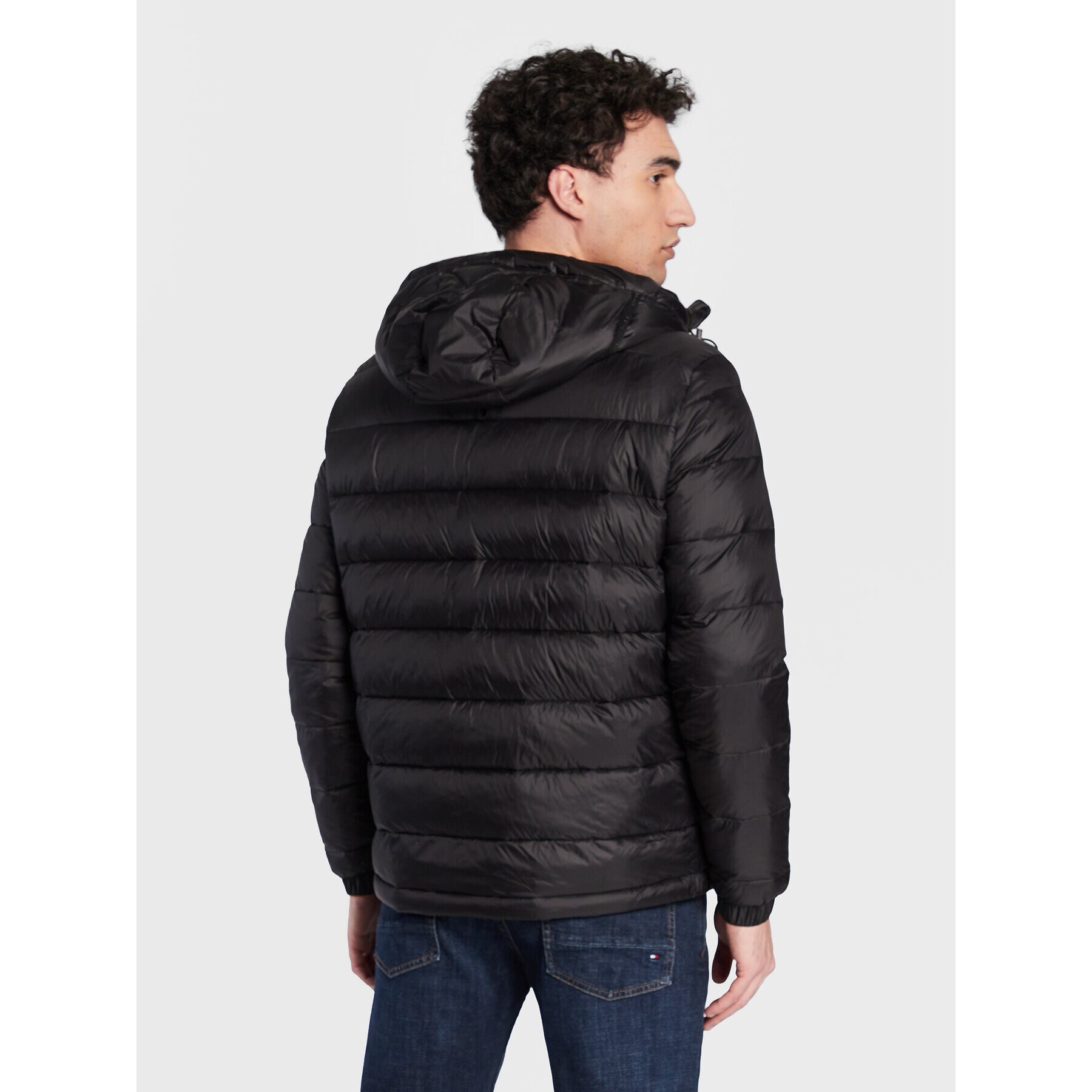 Tommy Hilfiger Пухено яке Quilted MW0MW29007 Черен Regular Fit - Pepit.bg