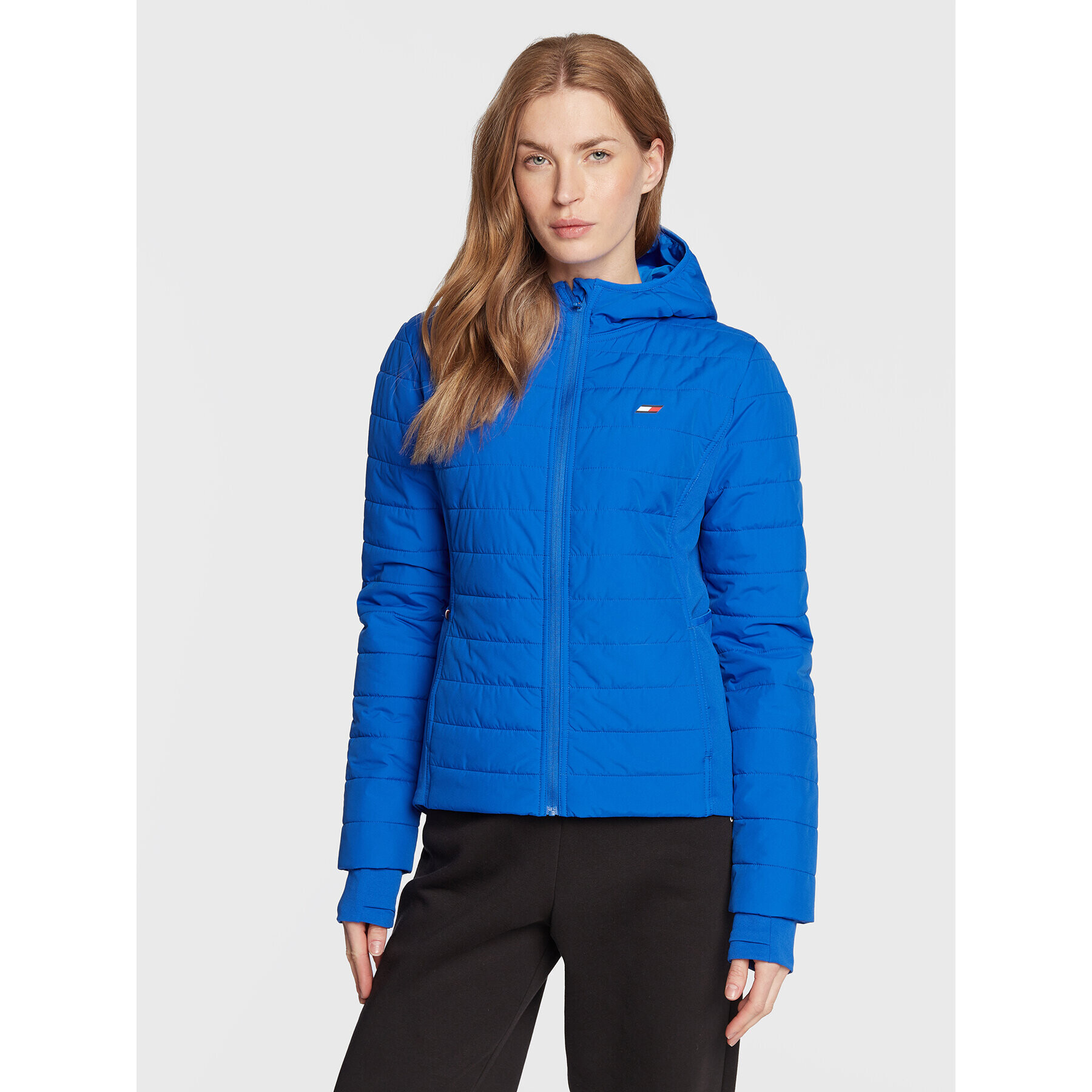 Tommy Hilfiger Пухено яке S10S101503 Син Slim Fit - Pepit.bg