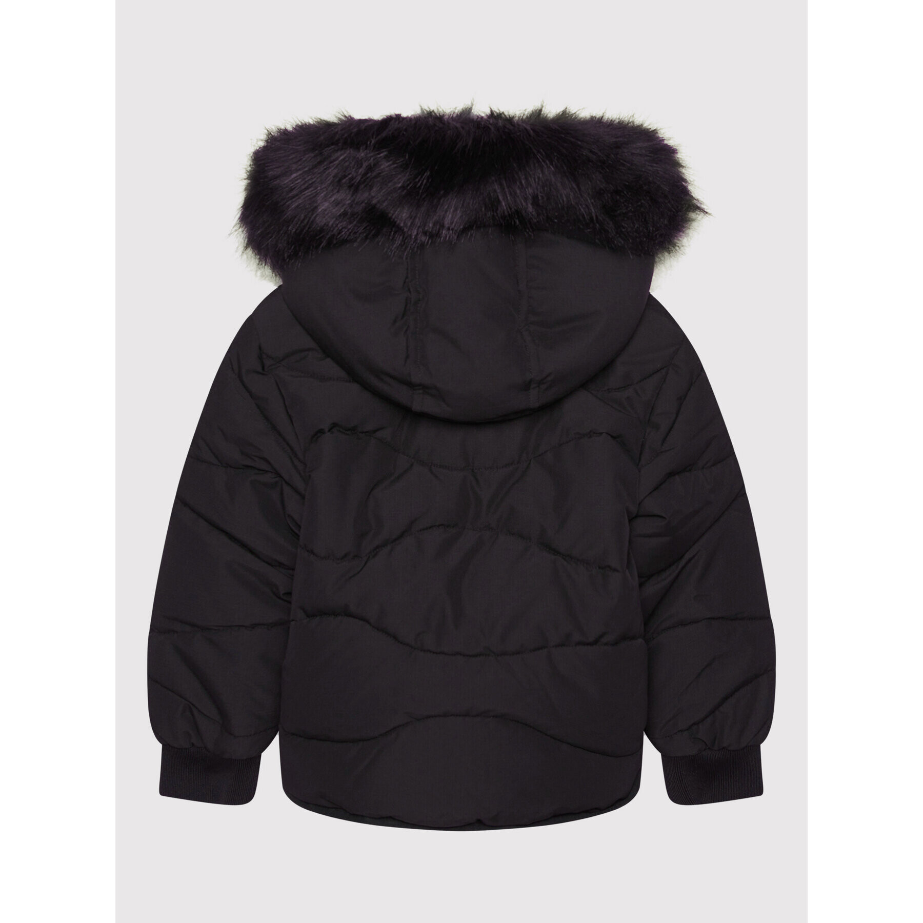 Tommy Hilfiger Пухено яке Tonal Fur KG0KG05970 M Черен Regular Fit - Pepit.bg