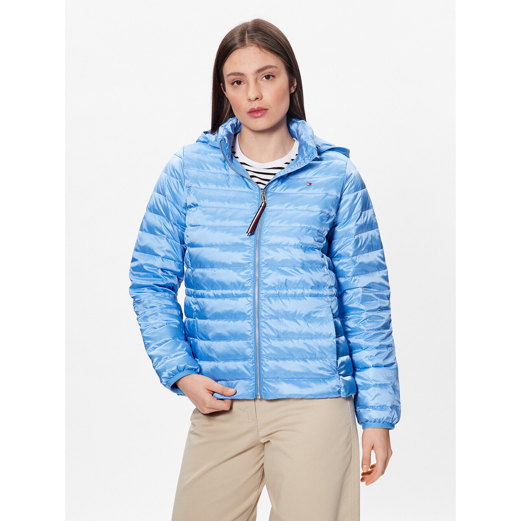 Tommy Hilfiger Пухено яке WW0WW37264 Син Regular Fit - Pepit.bg