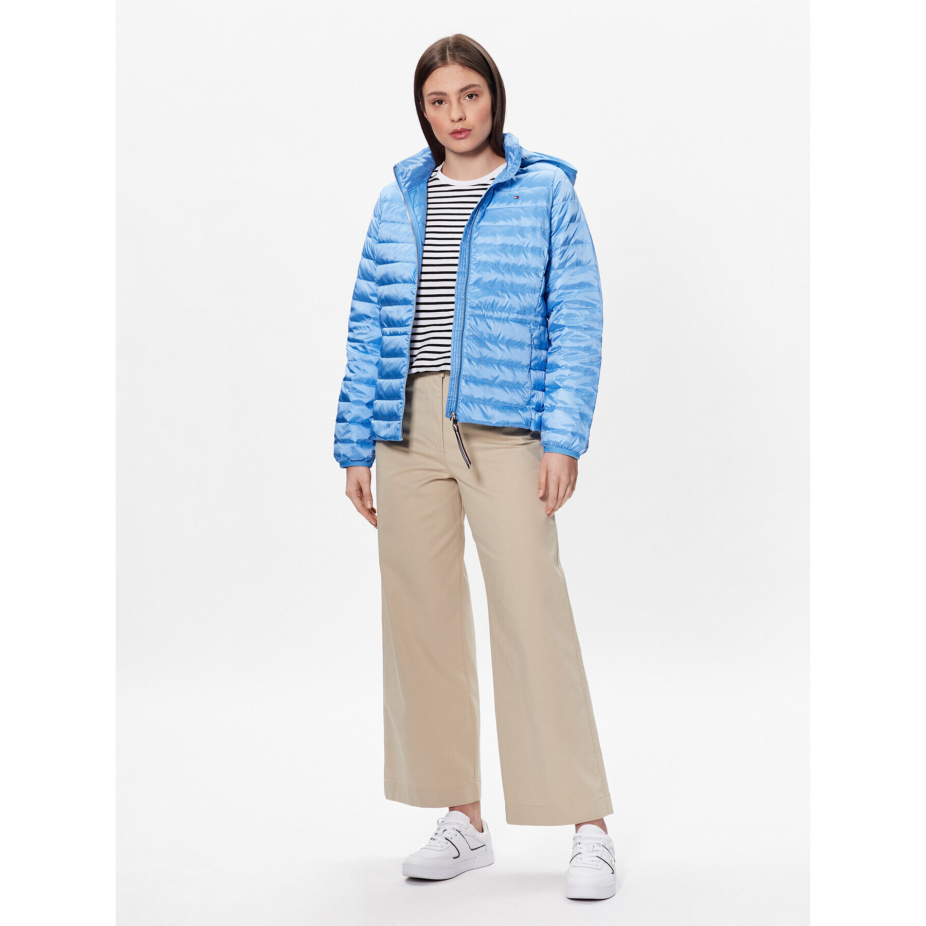 Tommy Hilfiger Пухено яке WW0WW37264 Син Regular Fit - Pepit.bg