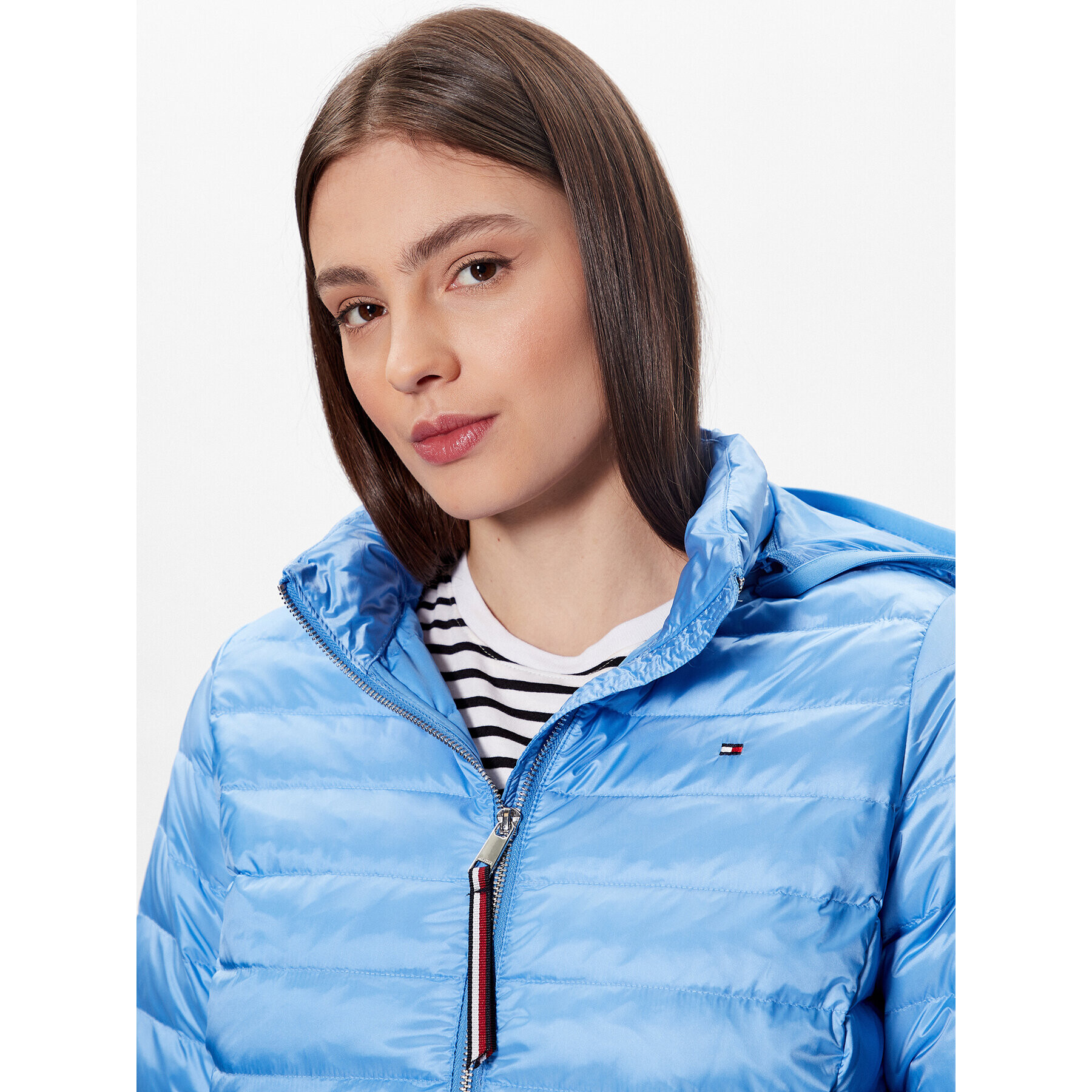 Tommy Hilfiger Пухено яке WW0WW37264 Син Regular Fit - Pepit.bg