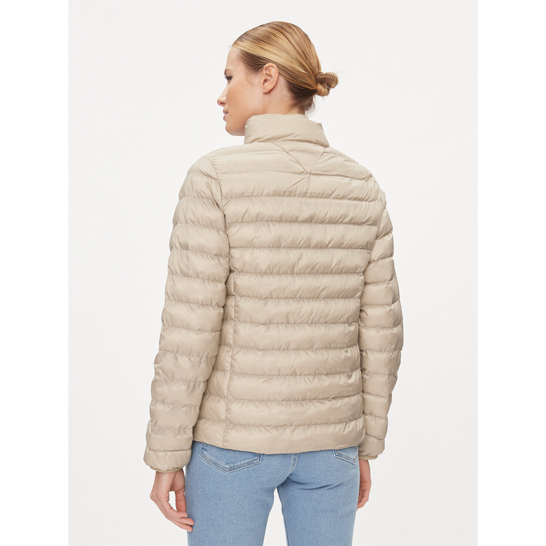 Tommy Hilfiger Пухено яке WW0WW38927 Бежов Regular Fit - Pepit.bg