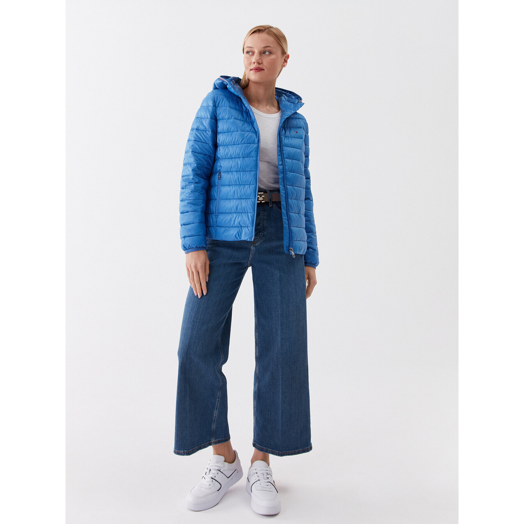 Tommy Hilfiger Пухено яке WW0WW38927 Син Regular Fit - Pepit.bg