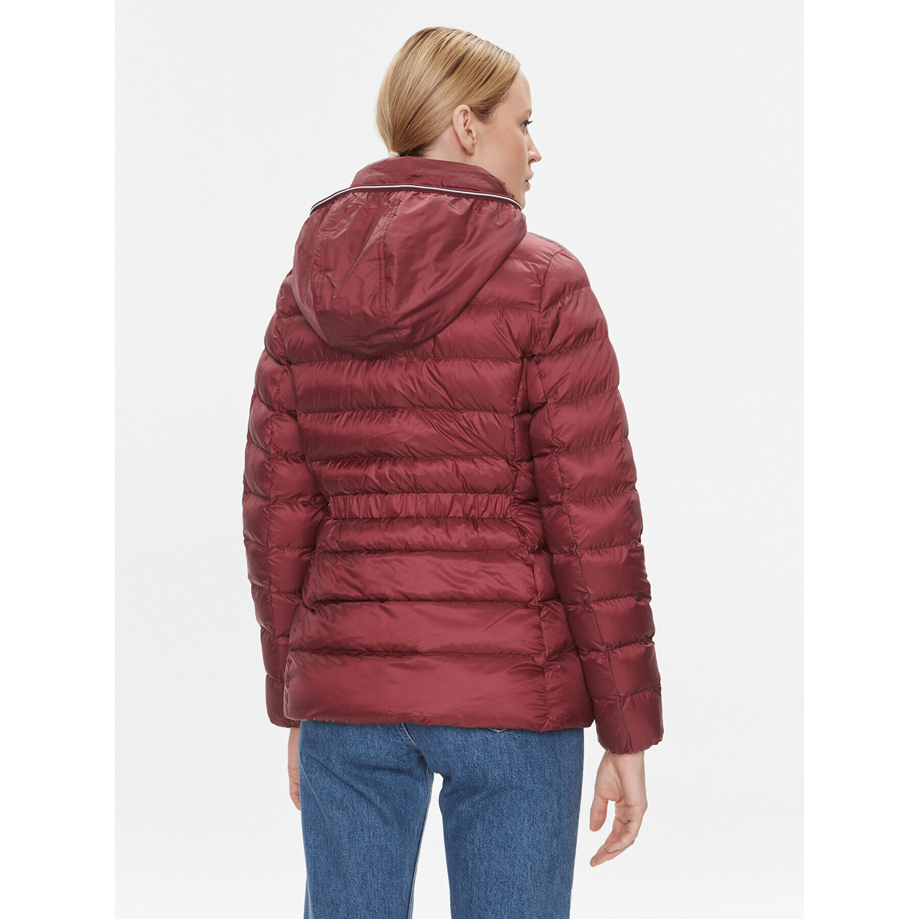 Tommy Hilfiger Пухено яке WW0WW39581 Бордо Regular Fit - Pepit.bg