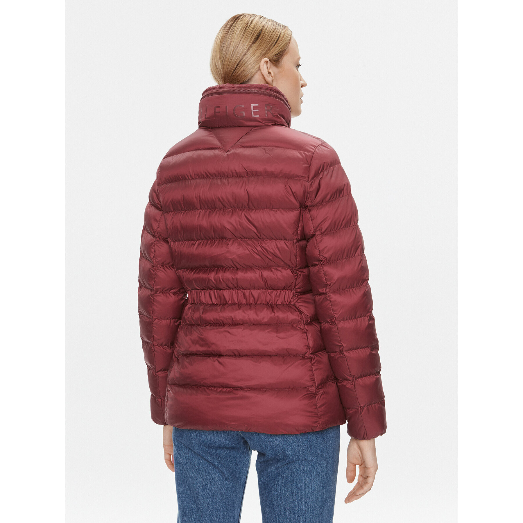 Tommy Hilfiger Пухено яке WW0WW39581 Бордо Regular Fit - Pepit.bg