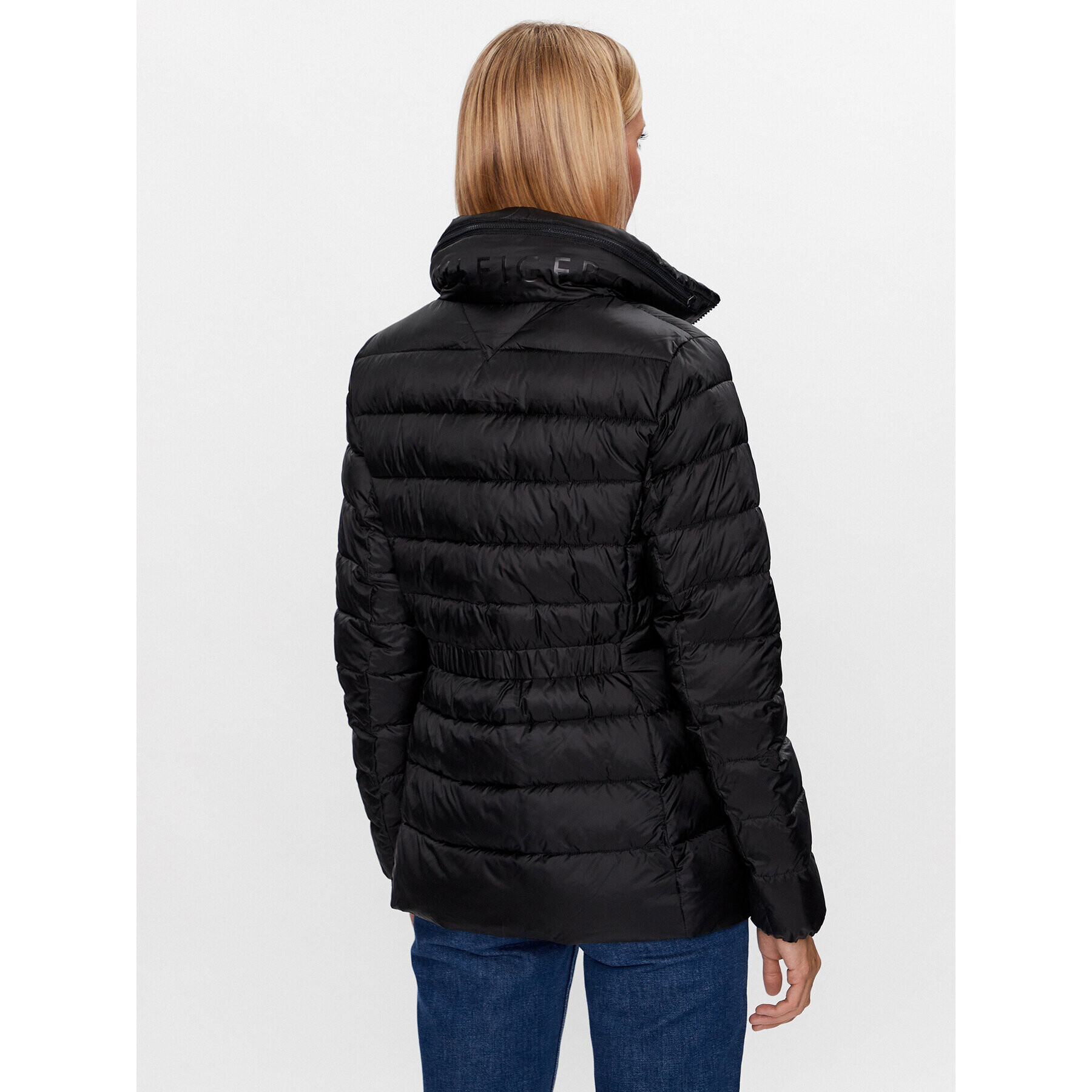 Tommy Hilfiger Пухено яке WW0WW39581 Черен Regular Fit - Pepit.bg
