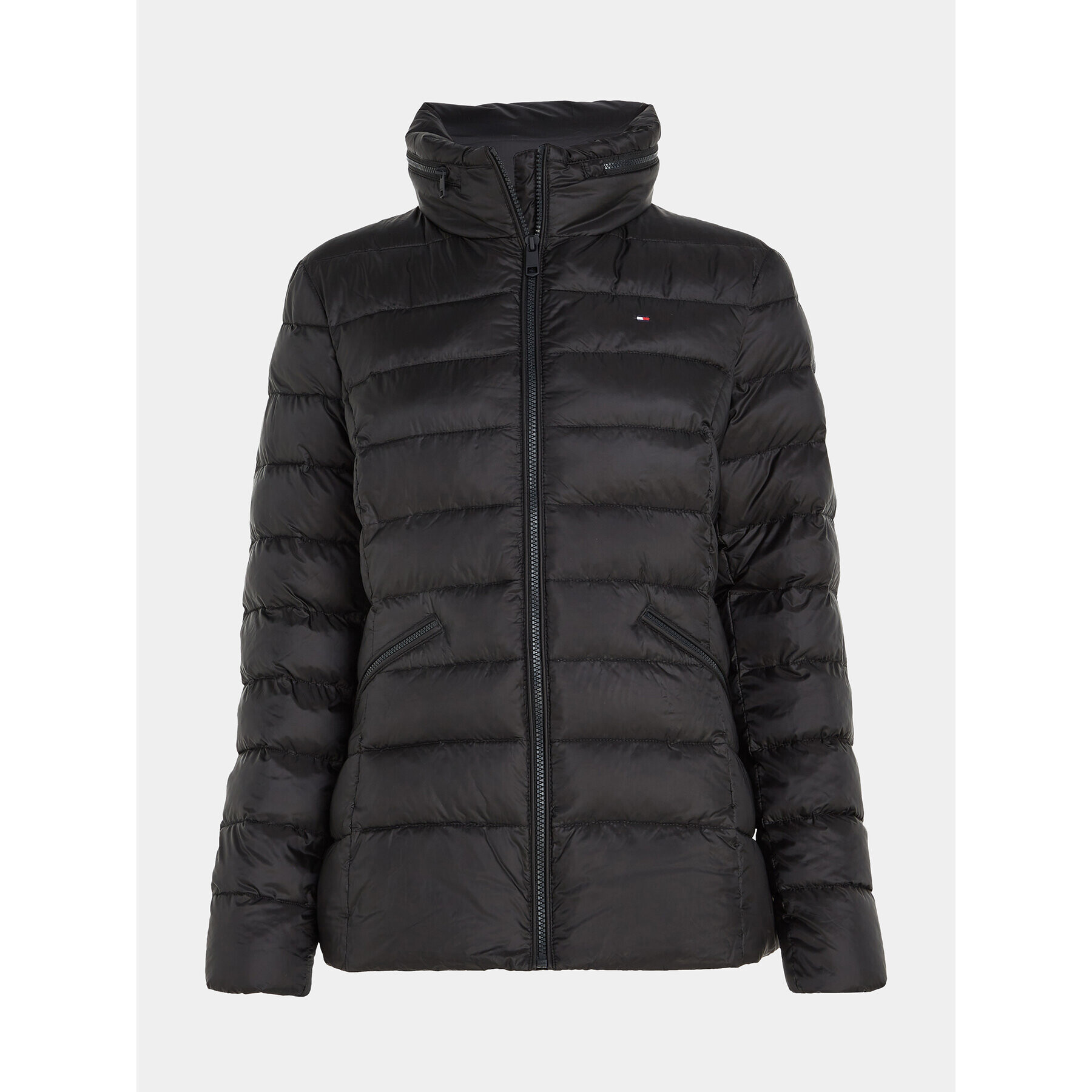 Tommy Hilfiger Пухено яке WW0WW39581 Черен Regular Fit - Pepit.bg
