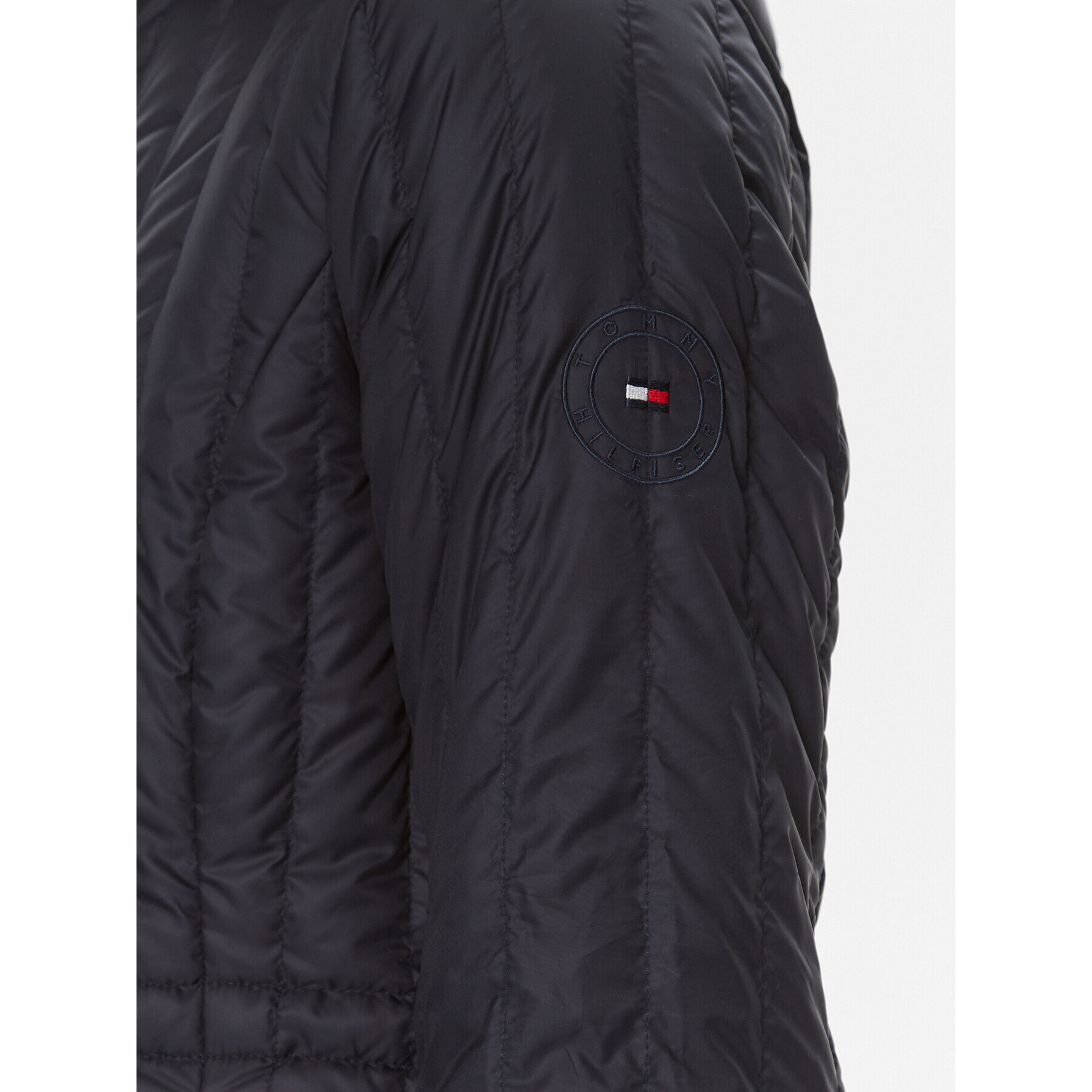 Tommy Hilfiger Пухено яке WW0WW40484 Тъмносин Regular Fit - Pepit.bg