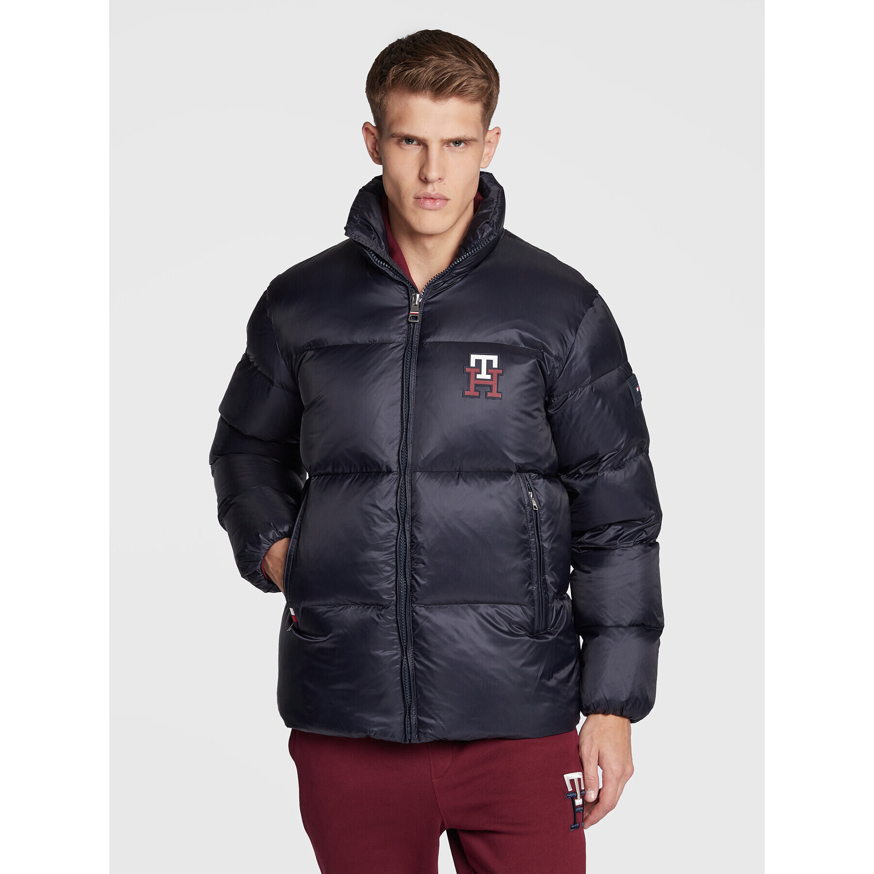 Tommy Hilfiger Пухено яке Zero Gravity MW0MW27684 Тъмносин Regular Fit - Pepit.bg