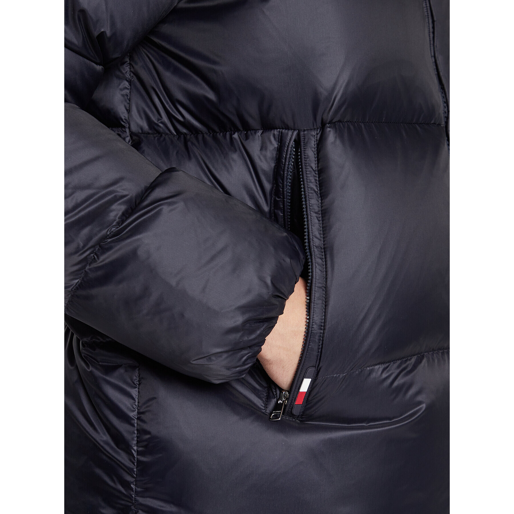 Tommy Hilfiger Пухено яке Zero Gravity MW0MW27684 Тъмносин Regular Fit - Pepit.bg