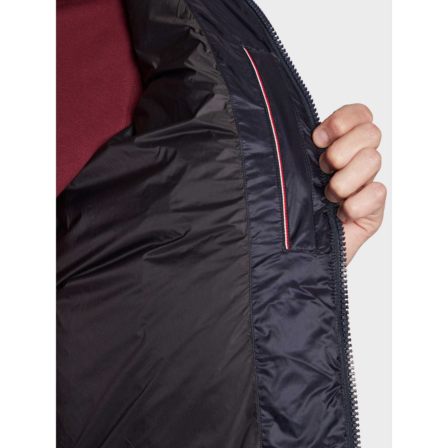 Tommy Hilfiger Пухено яке Zero Gravity MW0MW27684 Тъмносин Regular Fit - Pepit.bg