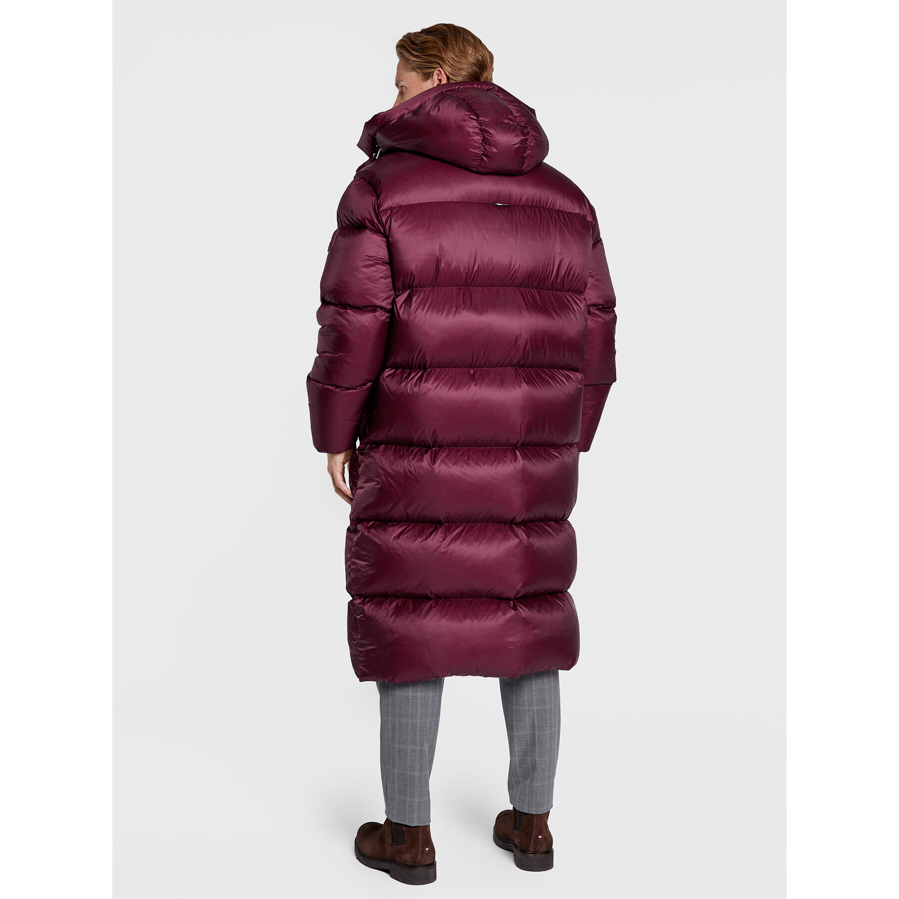 Tommy Hilfiger Пухено яке Zero Gravity MW0MW27686 Бордо Regular Fit - Pepit.bg