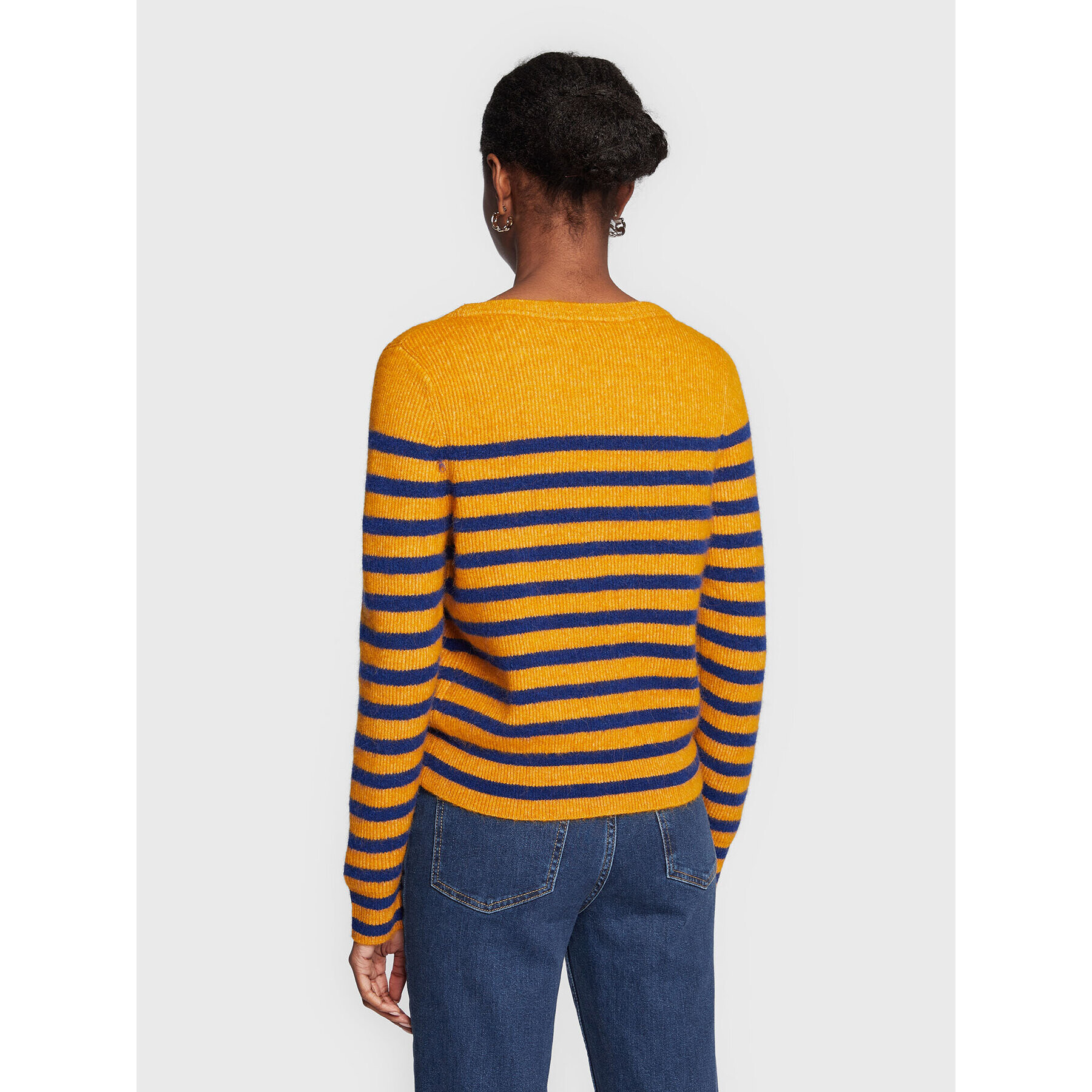 Tommy Hilfiger Пуловер Blend WW0WW35874 Жълт Regular Fit - Pepit.bg