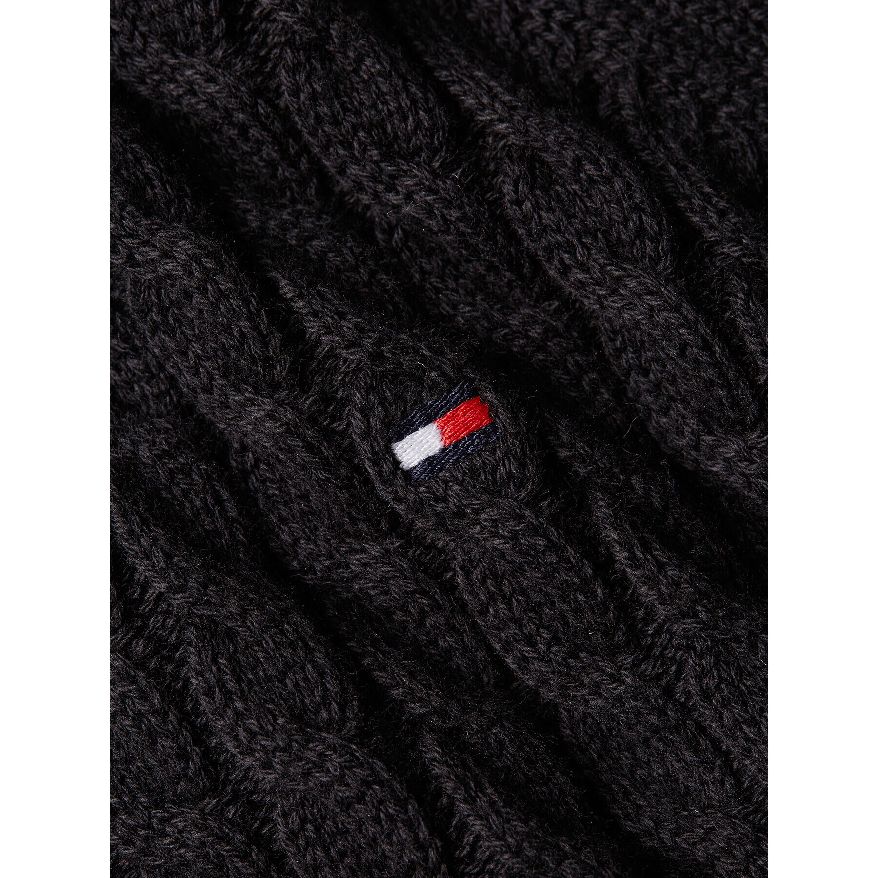 Tommy Hilfiger Пуловер Co Mini WW0WW39906 Черен Regular Fit - Pepit.bg