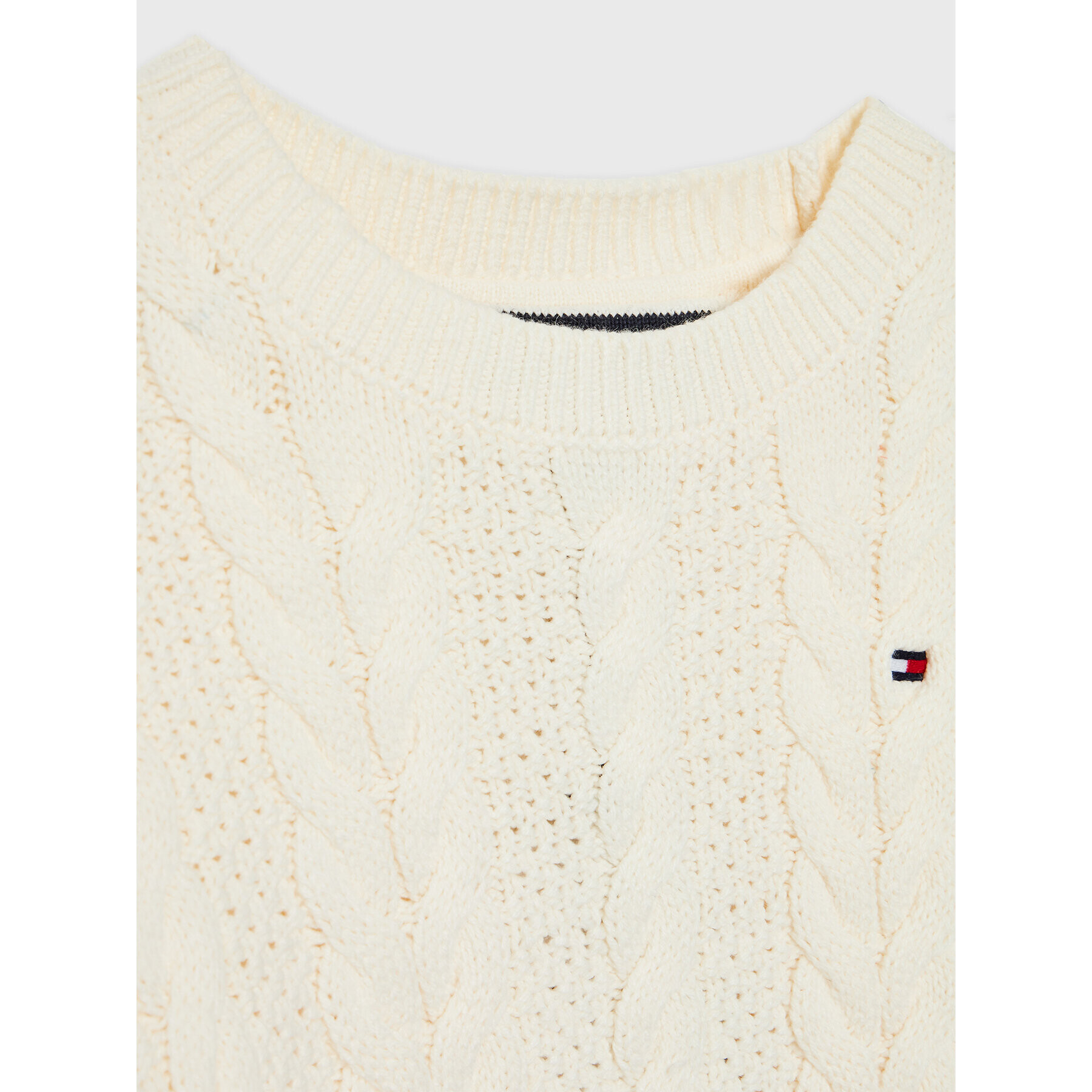 Tommy Hilfiger Пуловер Essentail Cable KB0KB07827 D Бежов Regular Fit - Pepit.bg
