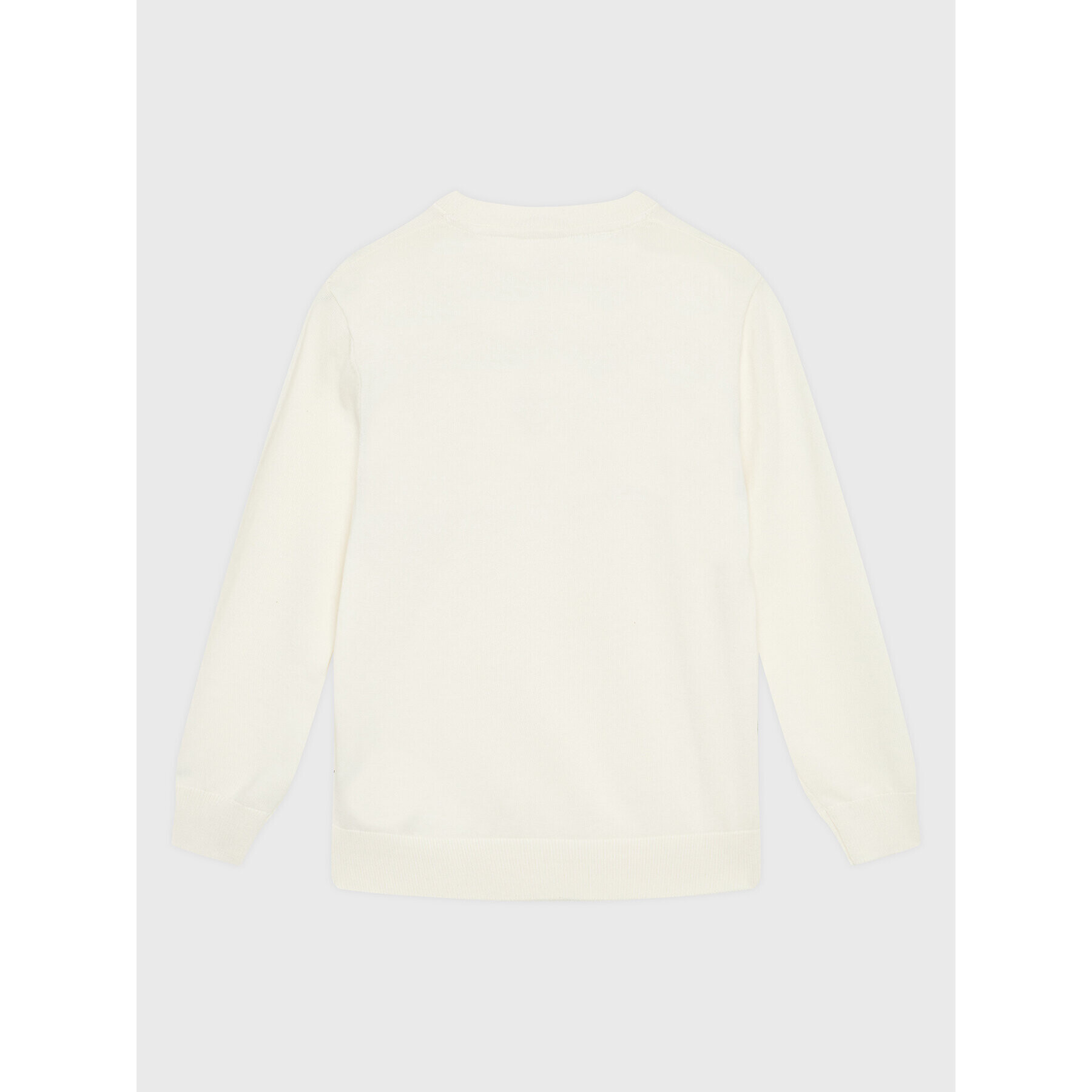Tommy Hilfiger Пуловер Essential Global Stripe KB0KB07826 D Бял Regular Fit - Pepit.bg
