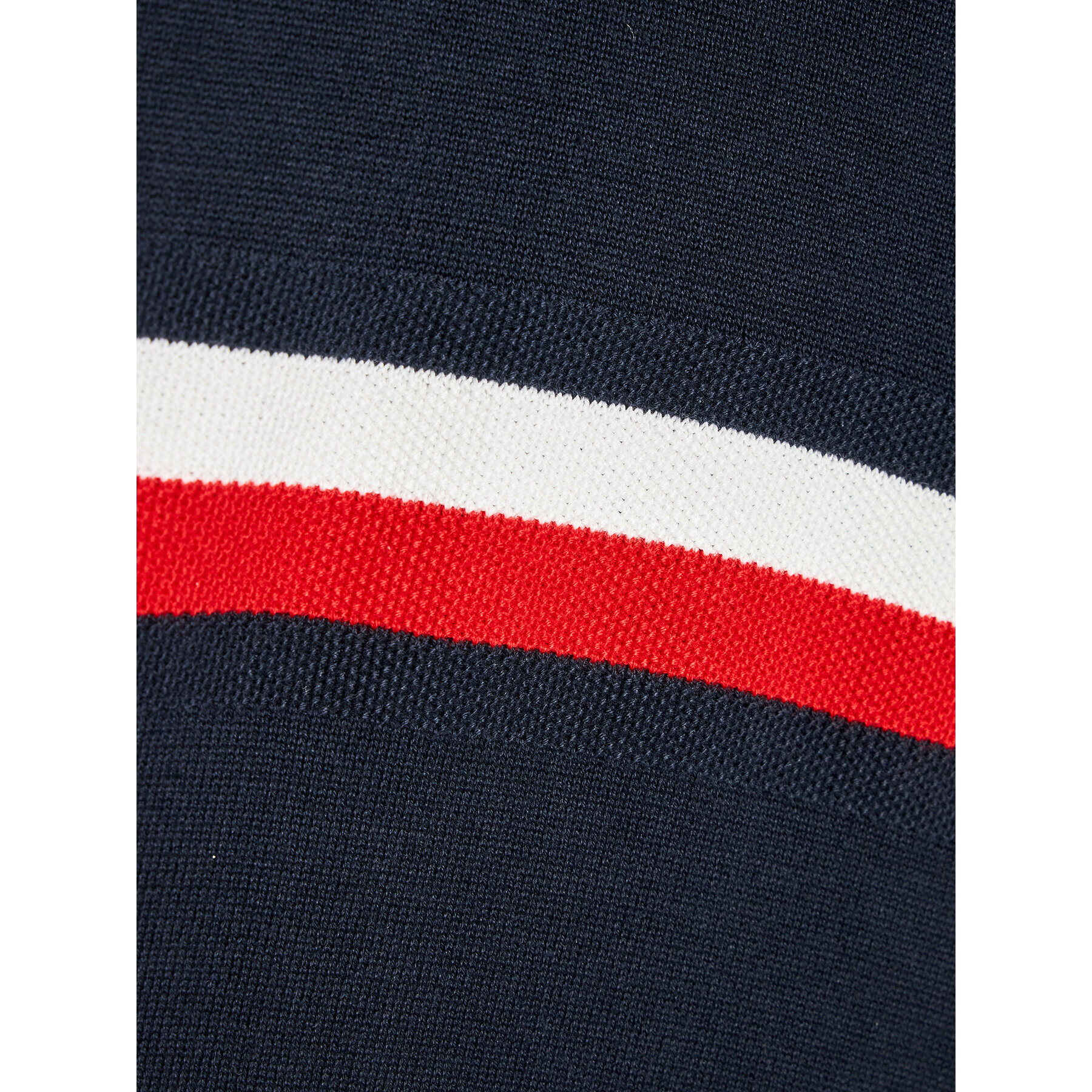 Tommy Hilfiger Пуловер Essential Global Stripe KB0KB07826 M Тъмносин Regular Fit - Pepit.bg