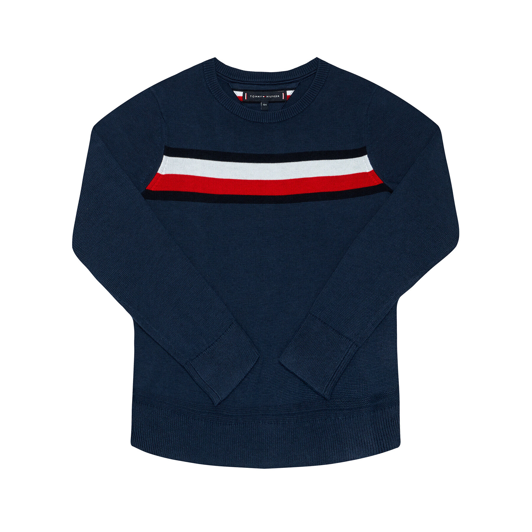 Tommy Hilfiger Пуловер Essential KB0KB06070 M Тъмносин Regular Fit - Pepit.bg