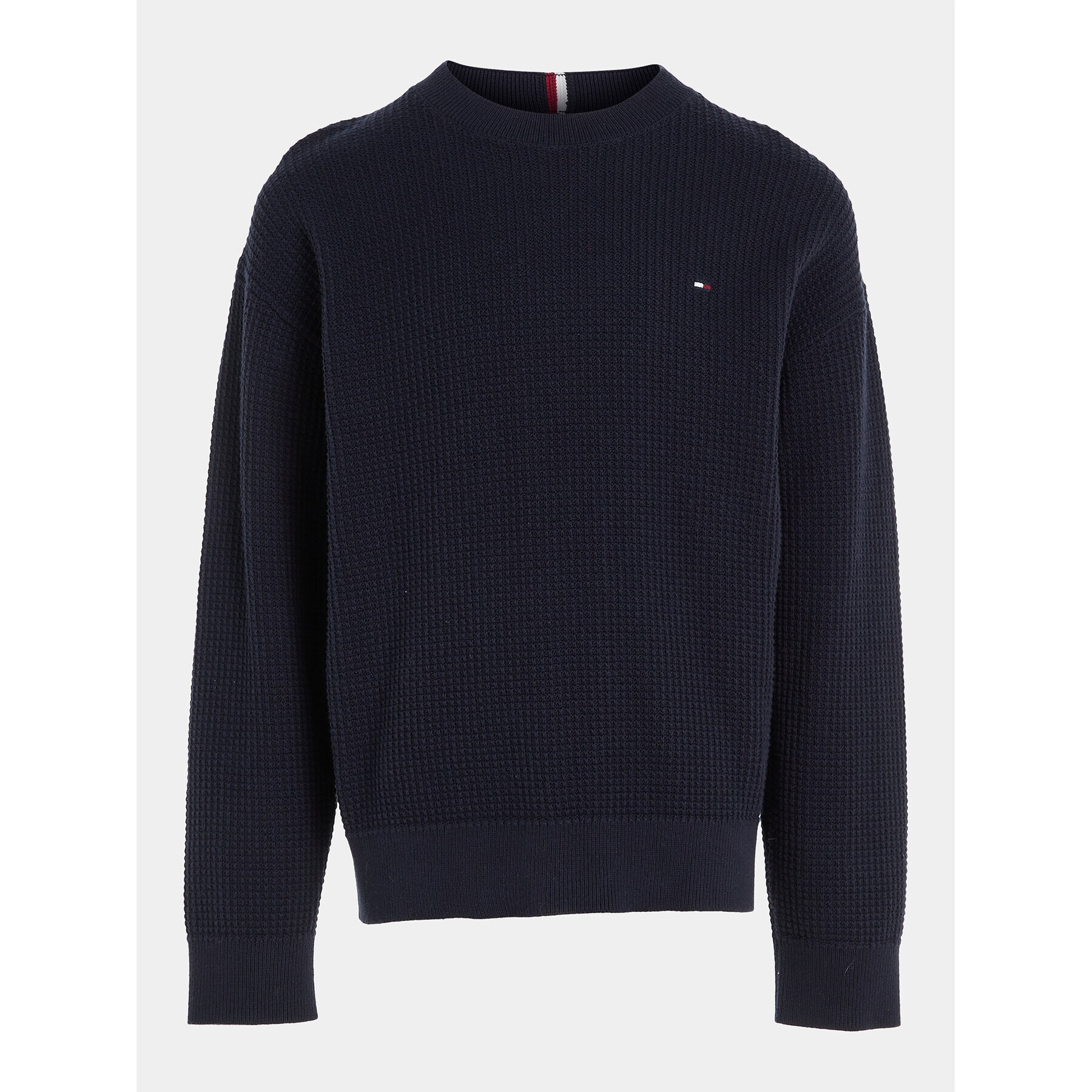 Tommy Hilfiger Пуловер Essential KB0KB08504 Тъмносин Regular Fit - Pepit.bg