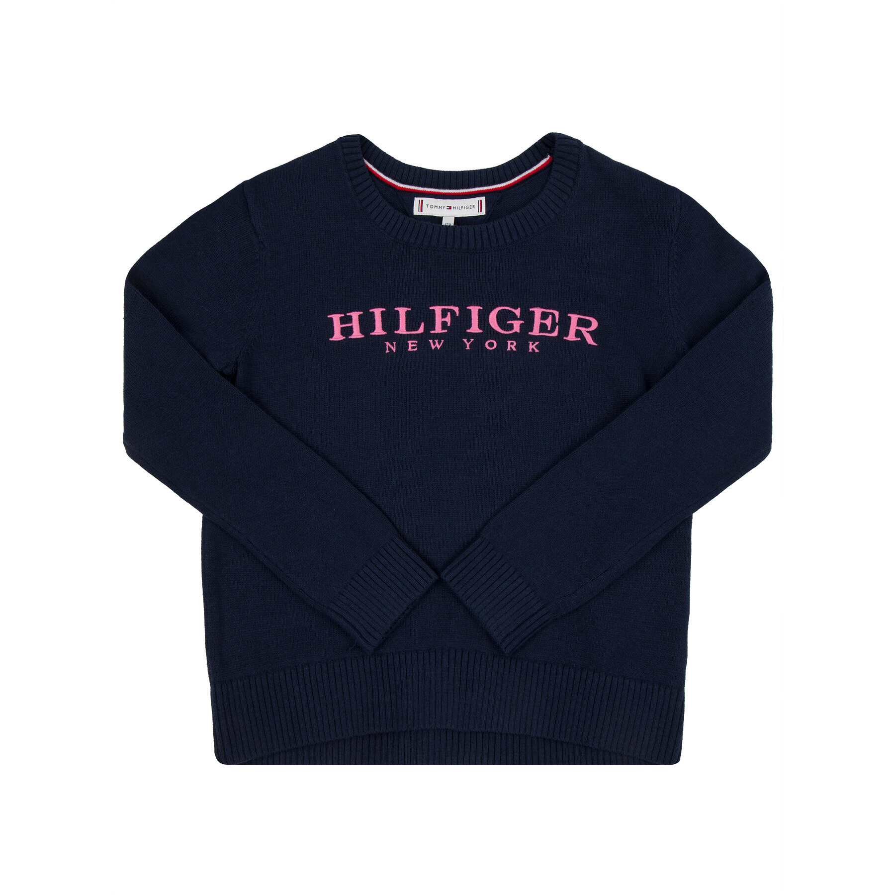 Tommy Hilfiger Пуловер Essential KG0KG04787 D Тъмносин Regular Fit - Pepit.bg