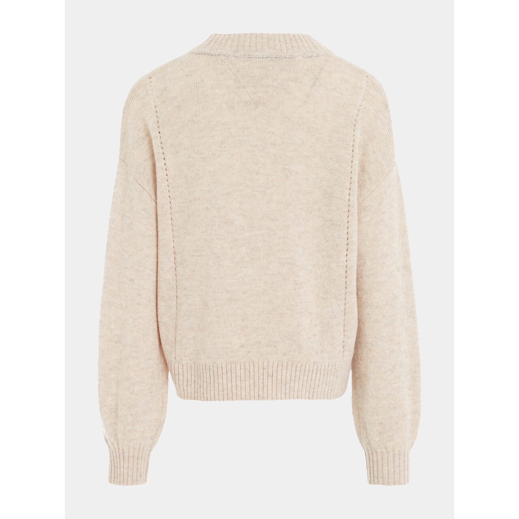 Tommy Hilfiger Пуловер Essential KG0KG07801 Бежов Regular Fit - Pepit.bg