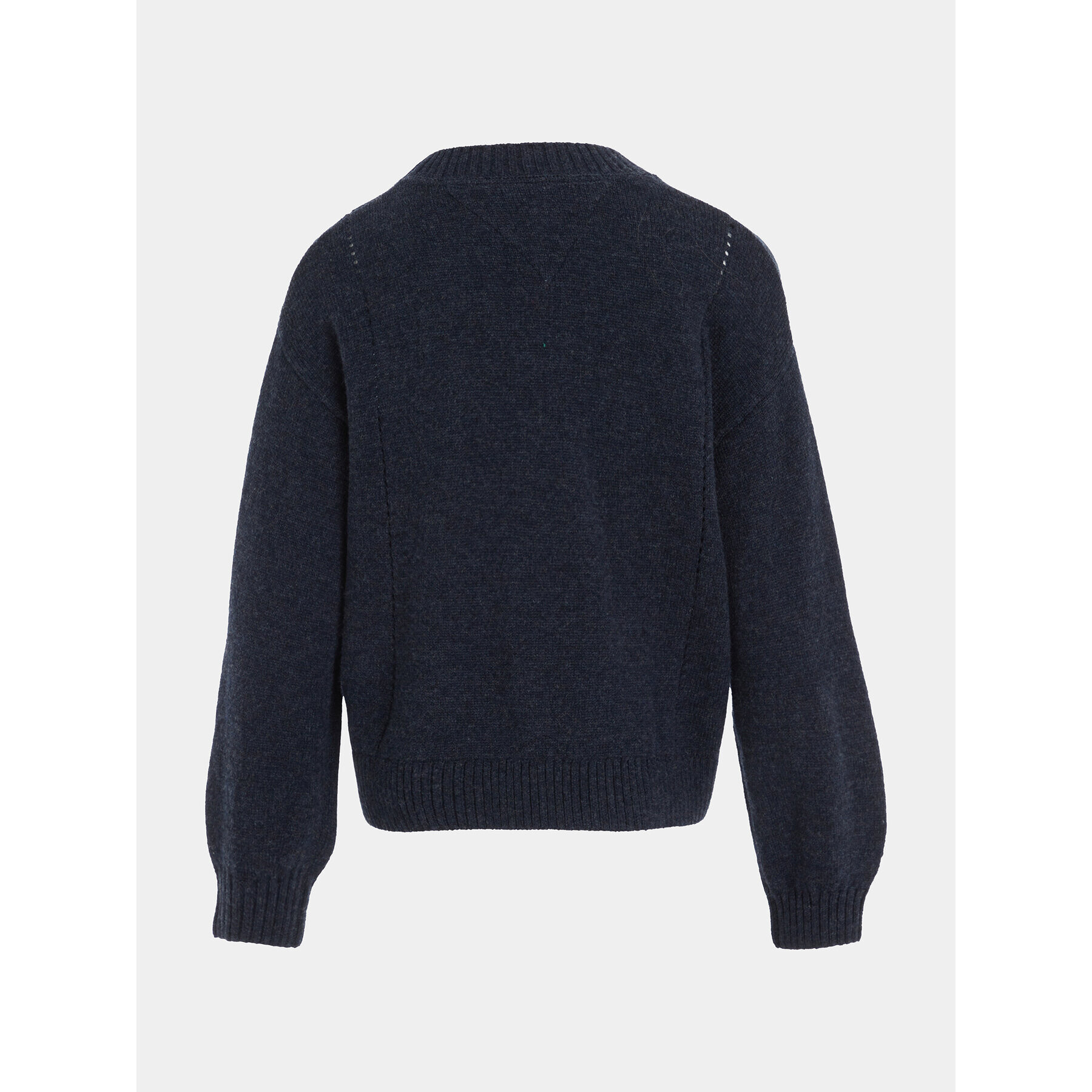 Tommy Hilfiger Пуловер Essential KG0KG07801 Тъмносин Regular Fit - Pepit.bg