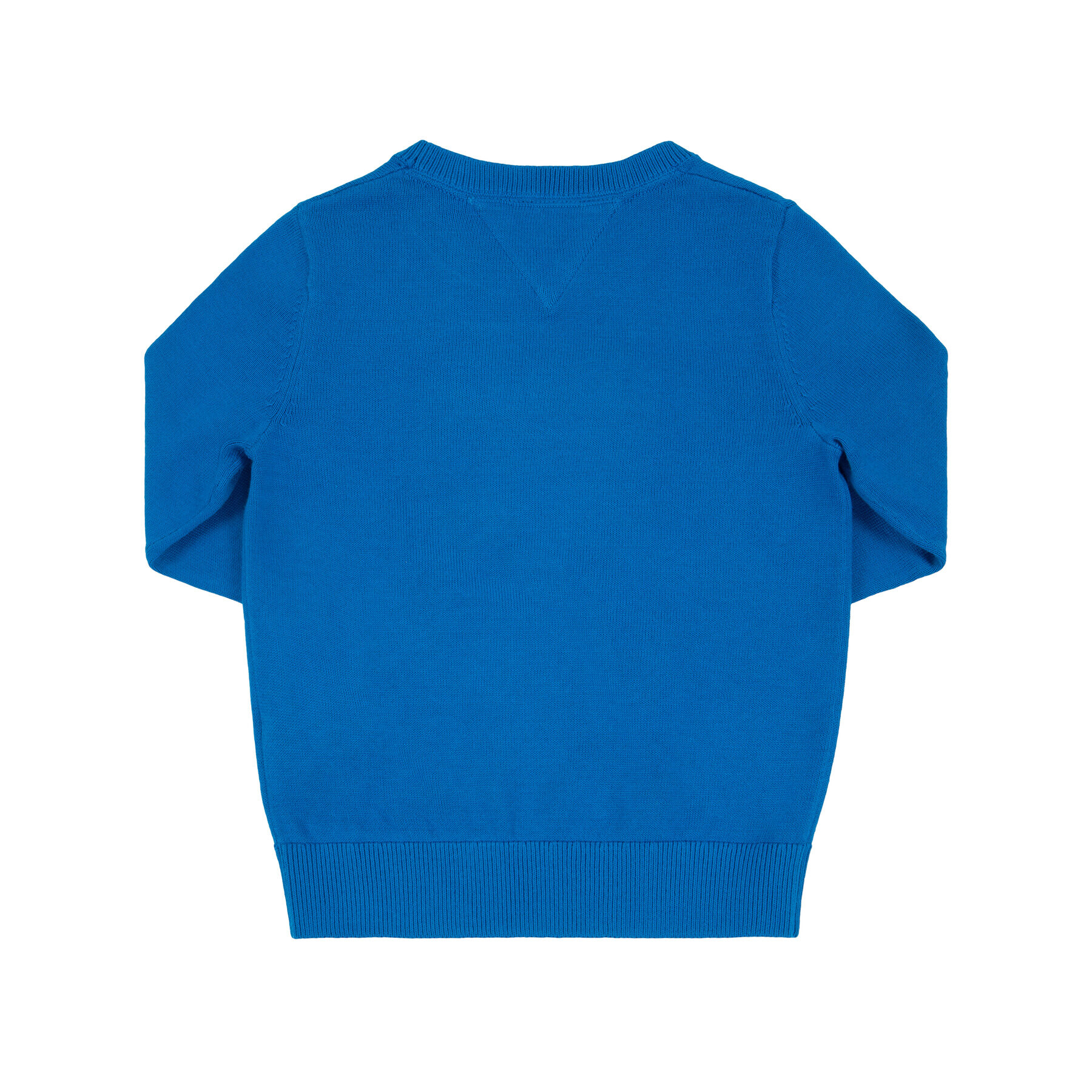 Tommy Hilfiger Пуловер Essential Logo KB0KB05447 D Син Regular Fit - Pepit.bg