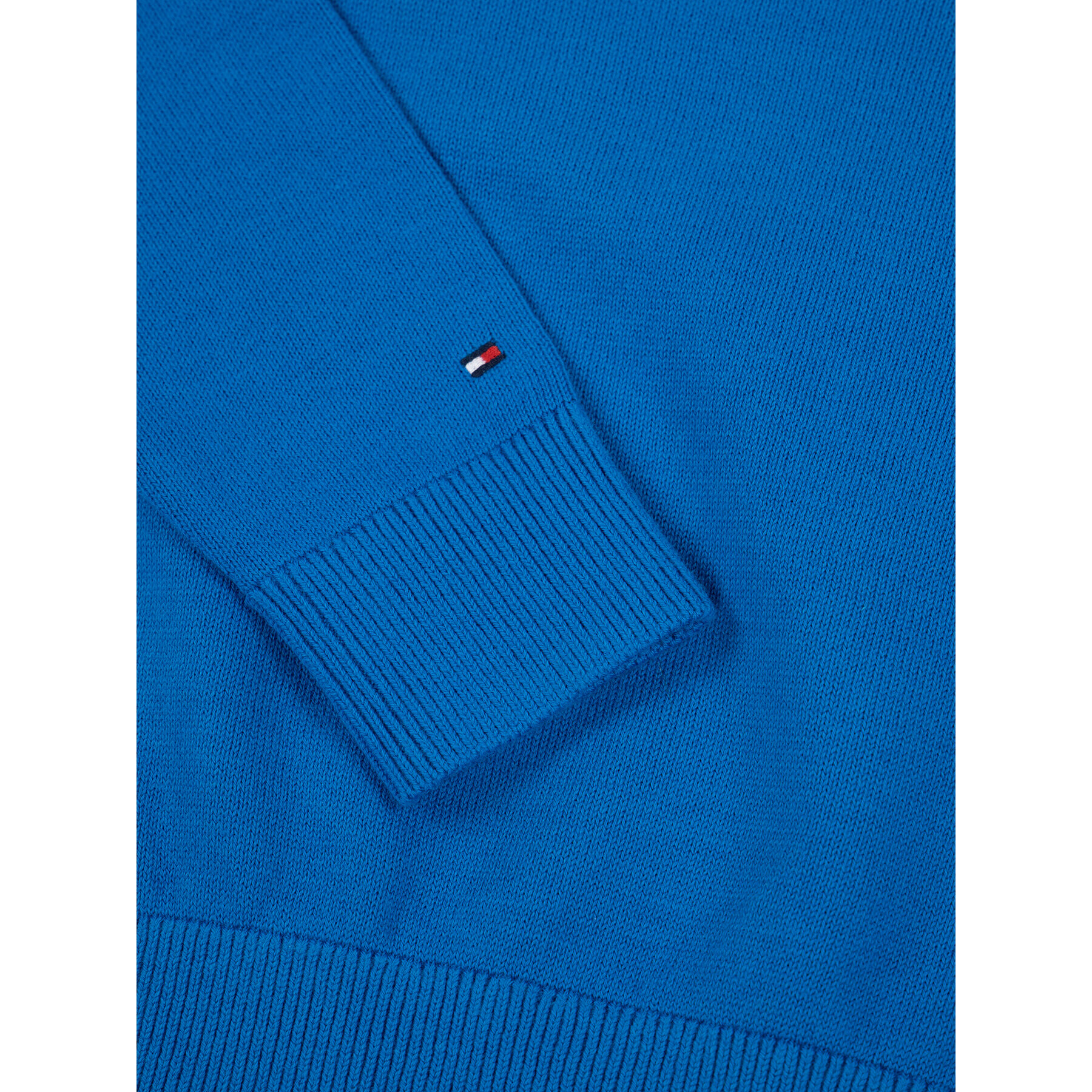 Tommy Hilfiger Пуловер Essential Logo KB0KB05447 D Син Regular Fit - Pepit.bg