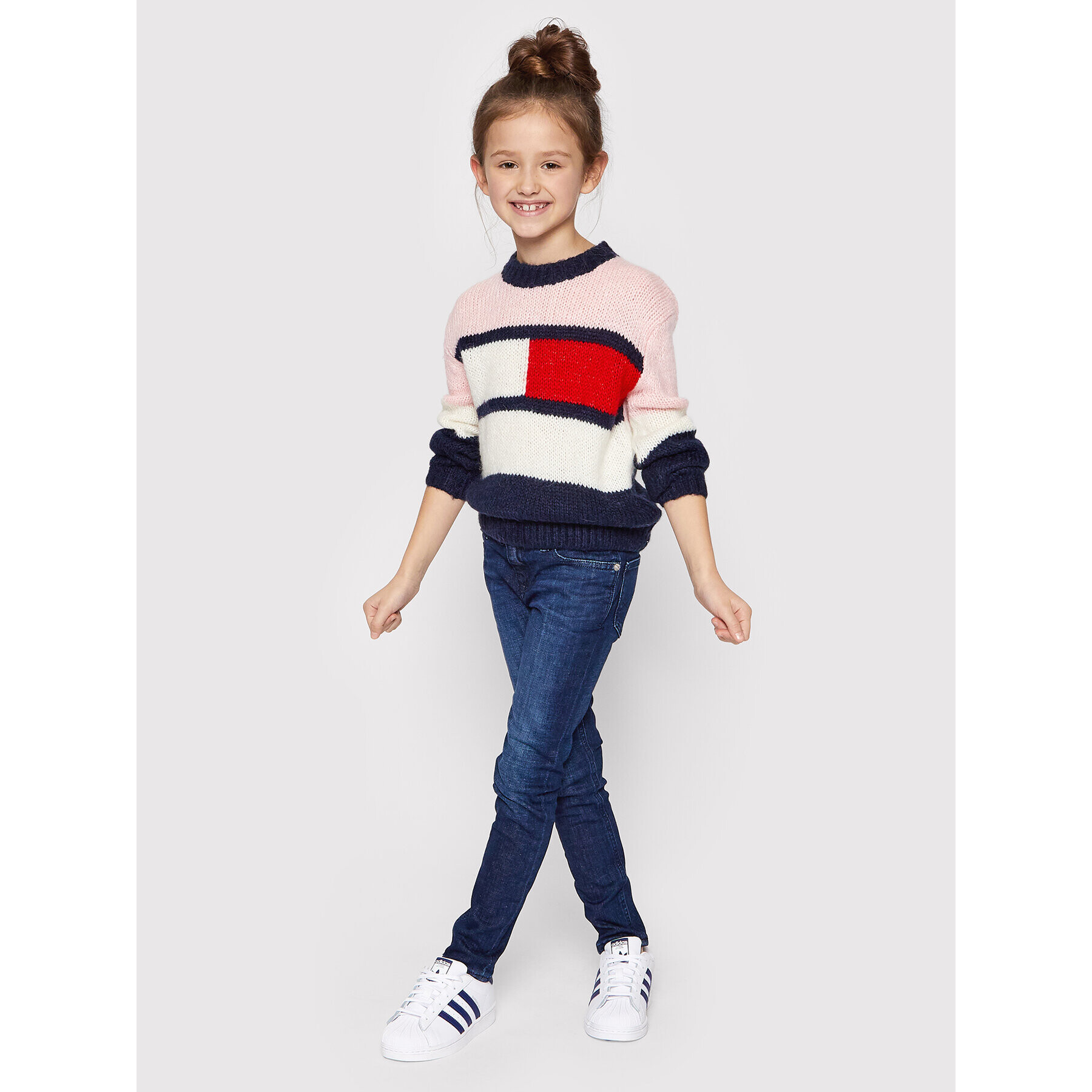 Tommy Hilfiger Пуловер Flag KG0KG05662 M Цветен Relaxed Fit - Pepit.bg