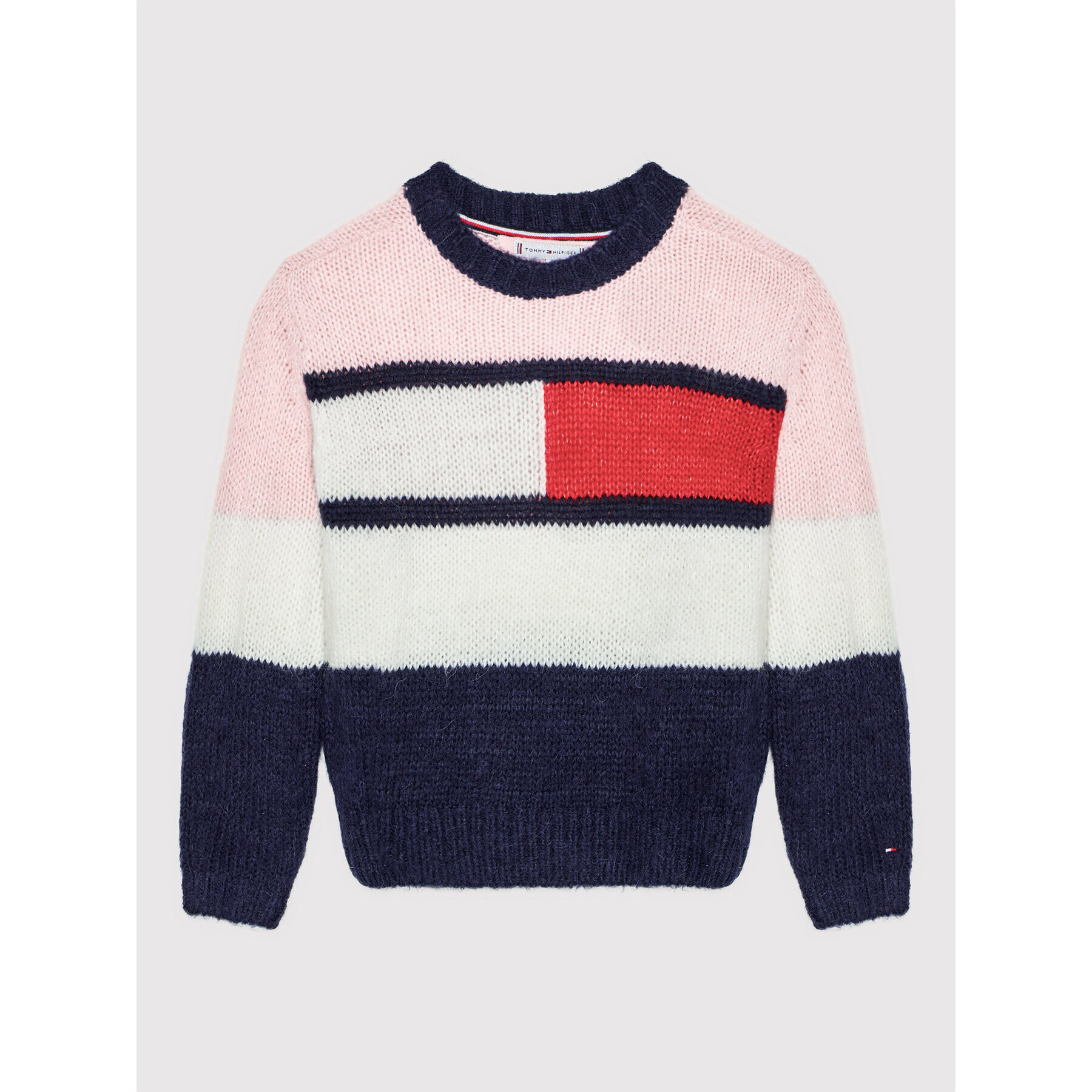 Tommy Hilfiger Пуловер Flag KG0KG05662 M Цветен Relaxed Fit - Pepit.bg