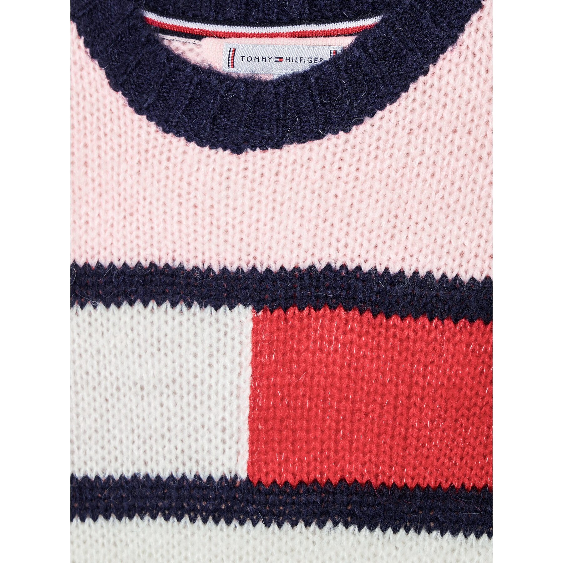 Tommy Hilfiger Пуловер Flag KG0KG05662 M Цветен Relaxed Fit - Pepit.bg