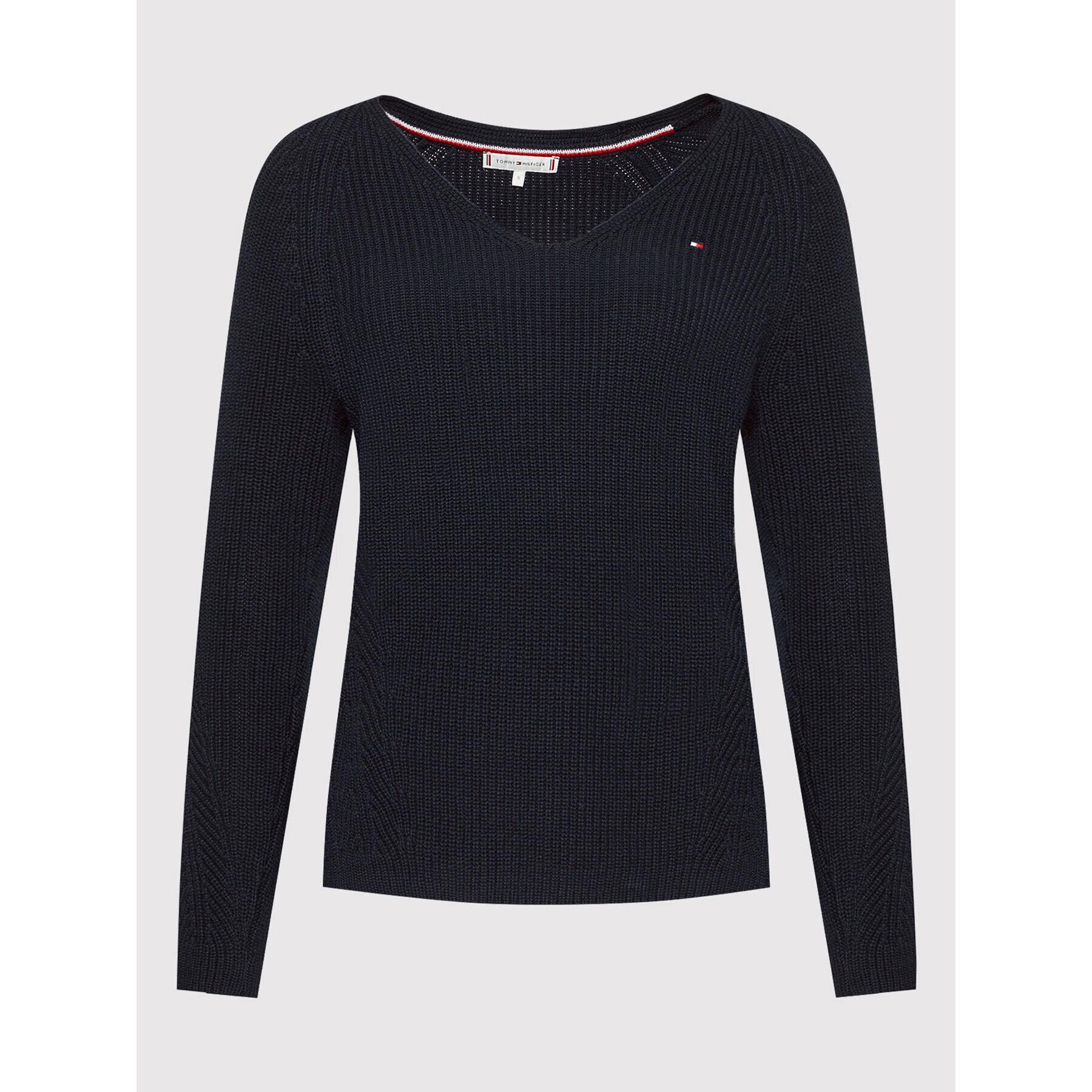 Tommy Hilfiger Пуловер Hayana WW0WW27730 Тъмносин Regular Fit - Pepit.bg