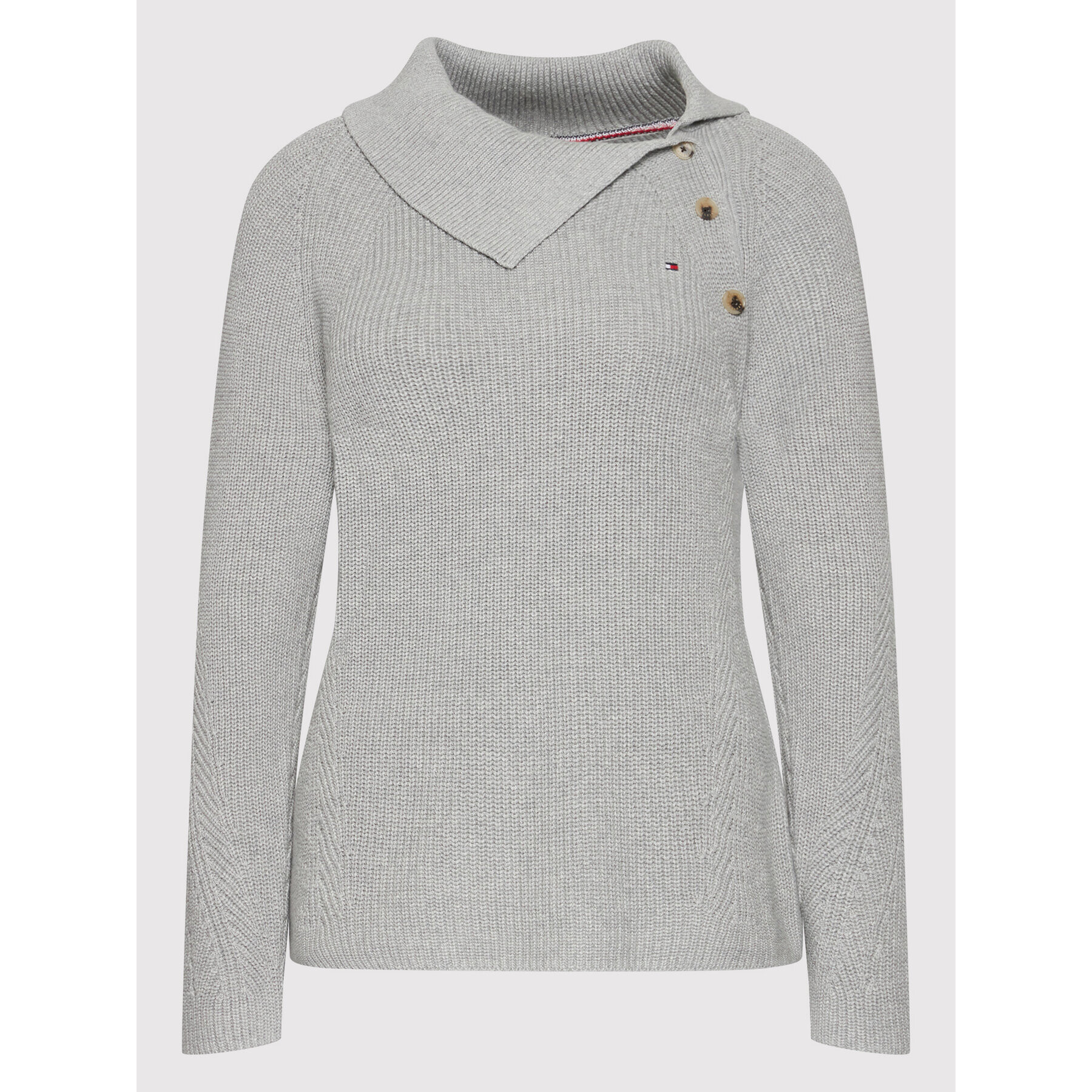 Tommy Hilfiger Пуловер Hayana WW0WW32961 Сив Regular Fit - Pepit.bg
