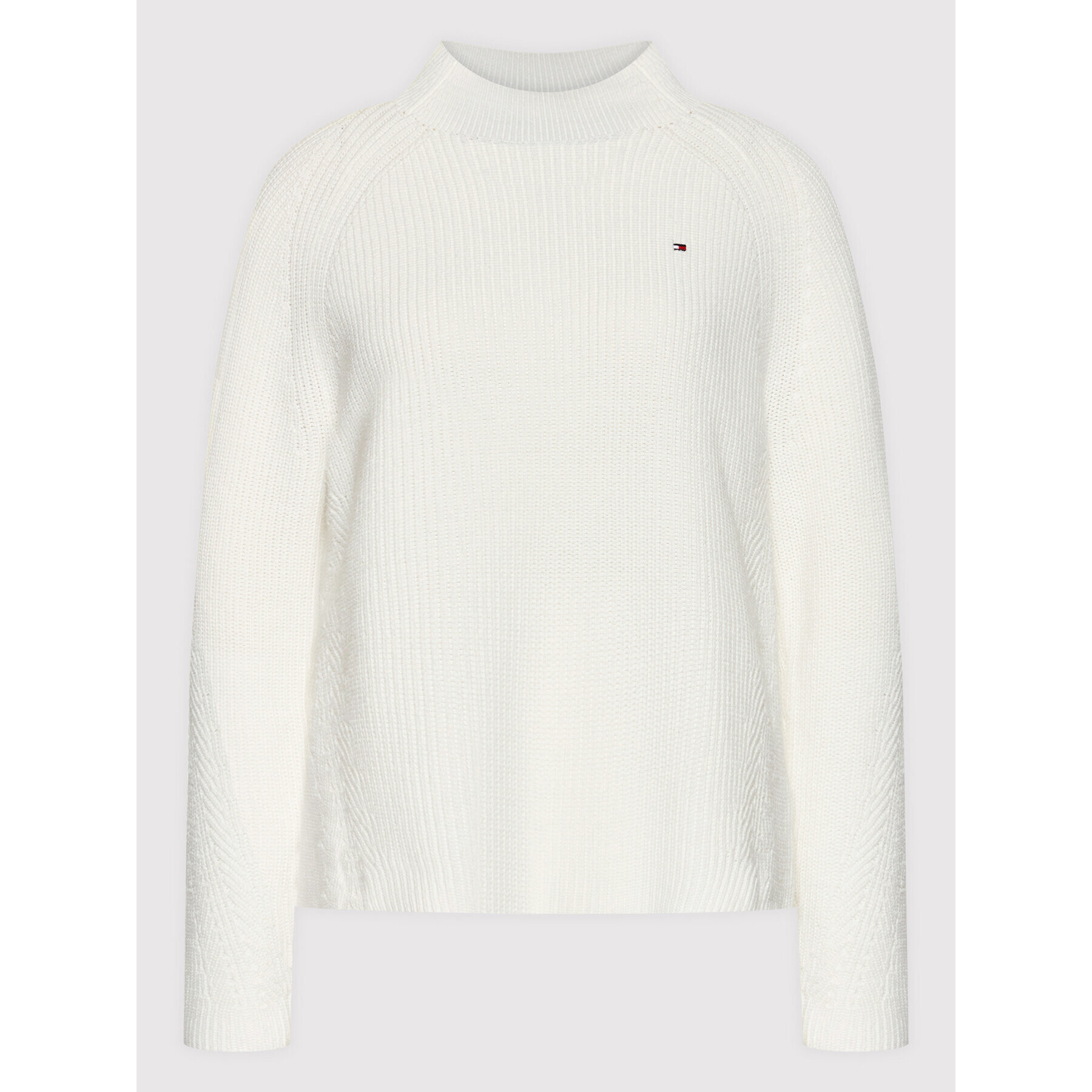 Tommy Hilfiger Пуловер Hayana WW0WW32966 Бял Regular Fit - Pepit.bg