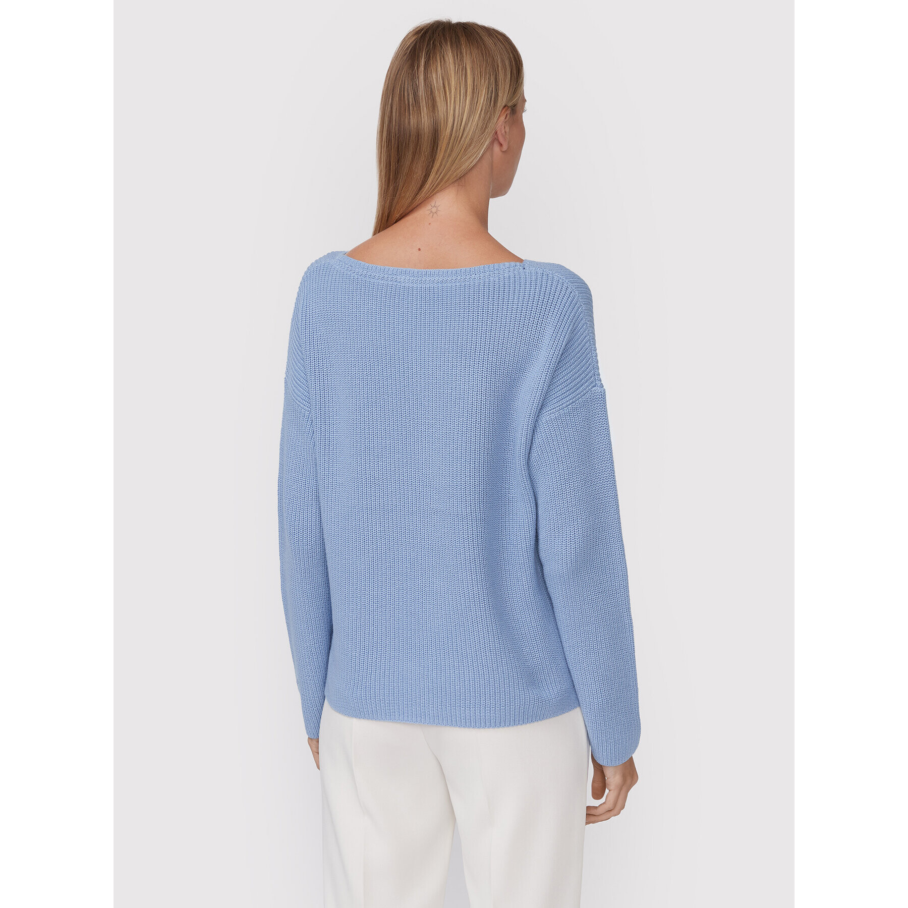 Tommy Hilfiger Пуловер Hayana WW0WW34954 Син Relaxed Fit - Pepit.bg