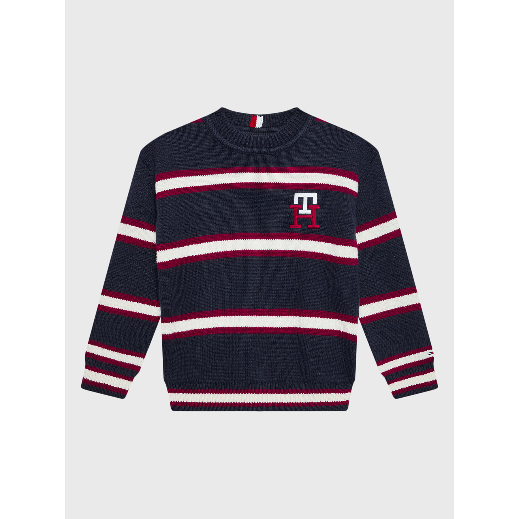 Tommy Hilfiger Пуловер KB0KB07906 D Тъмносин Regular Fit - Pepit.bg