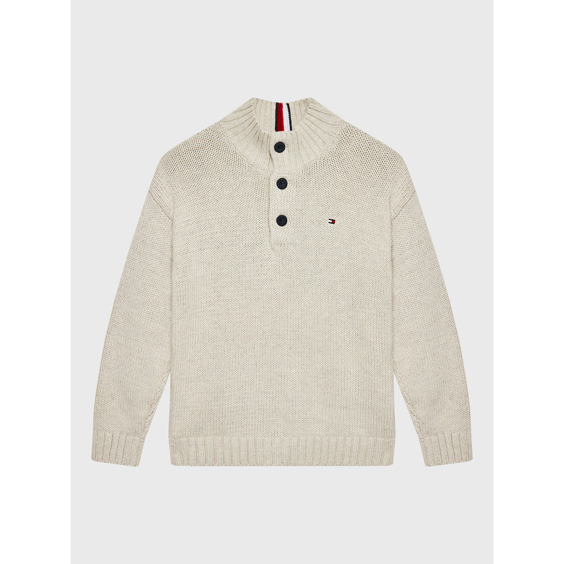 Tommy Hilfiger Пуловер KB0KB07970 D Бежов Regular Fit - Pepit.bg