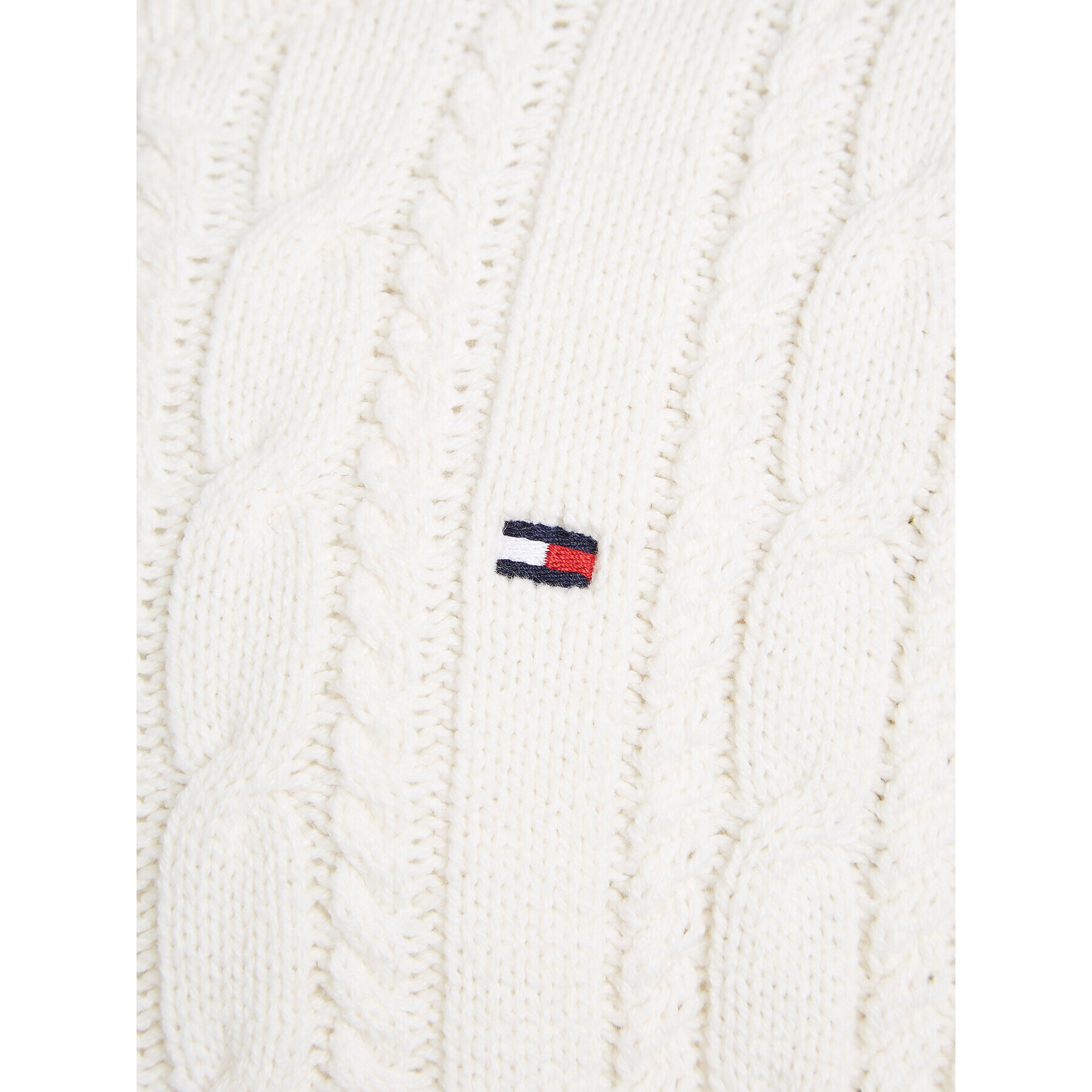 Tommy Hilfiger Пуловер KB0KB08512 Бял Regular Fit - Pepit.bg