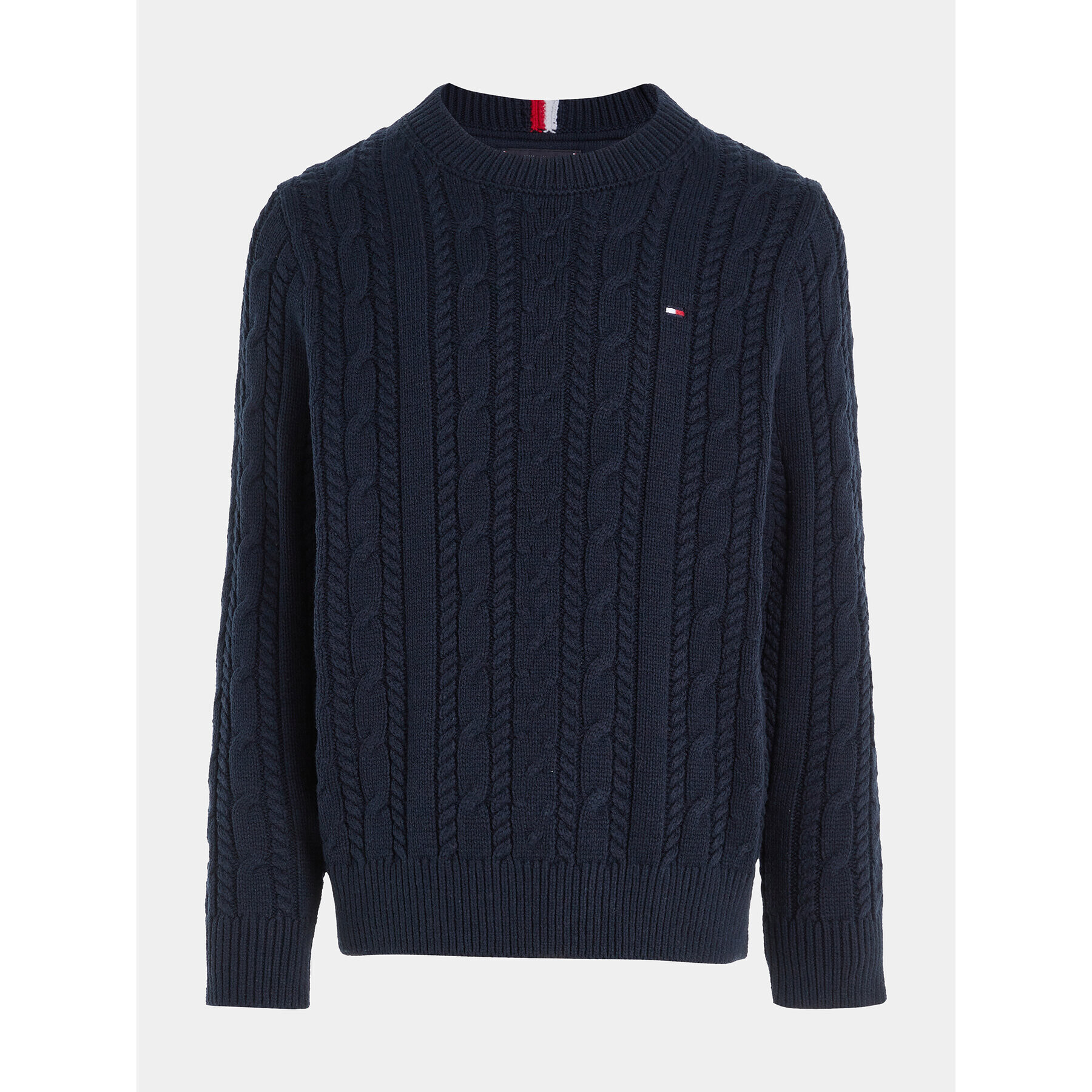 Tommy Hilfiger Пуловер KB0KB08512 Тъмносин Regular Fit - Pepit.bg