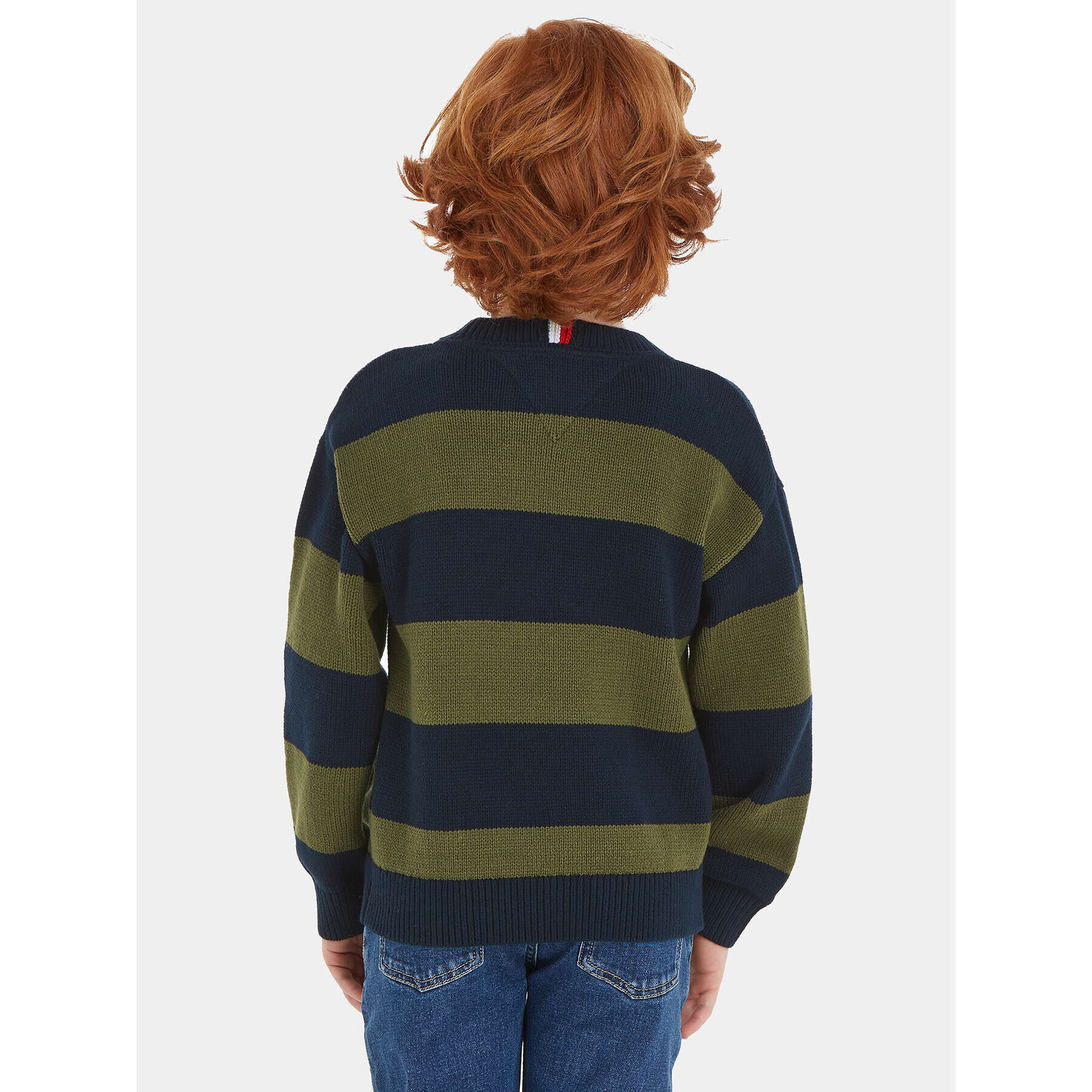 Tommy Hilfiger Пуловер KB0KB08515 Зелен Regular Fit - Pepit.bg
