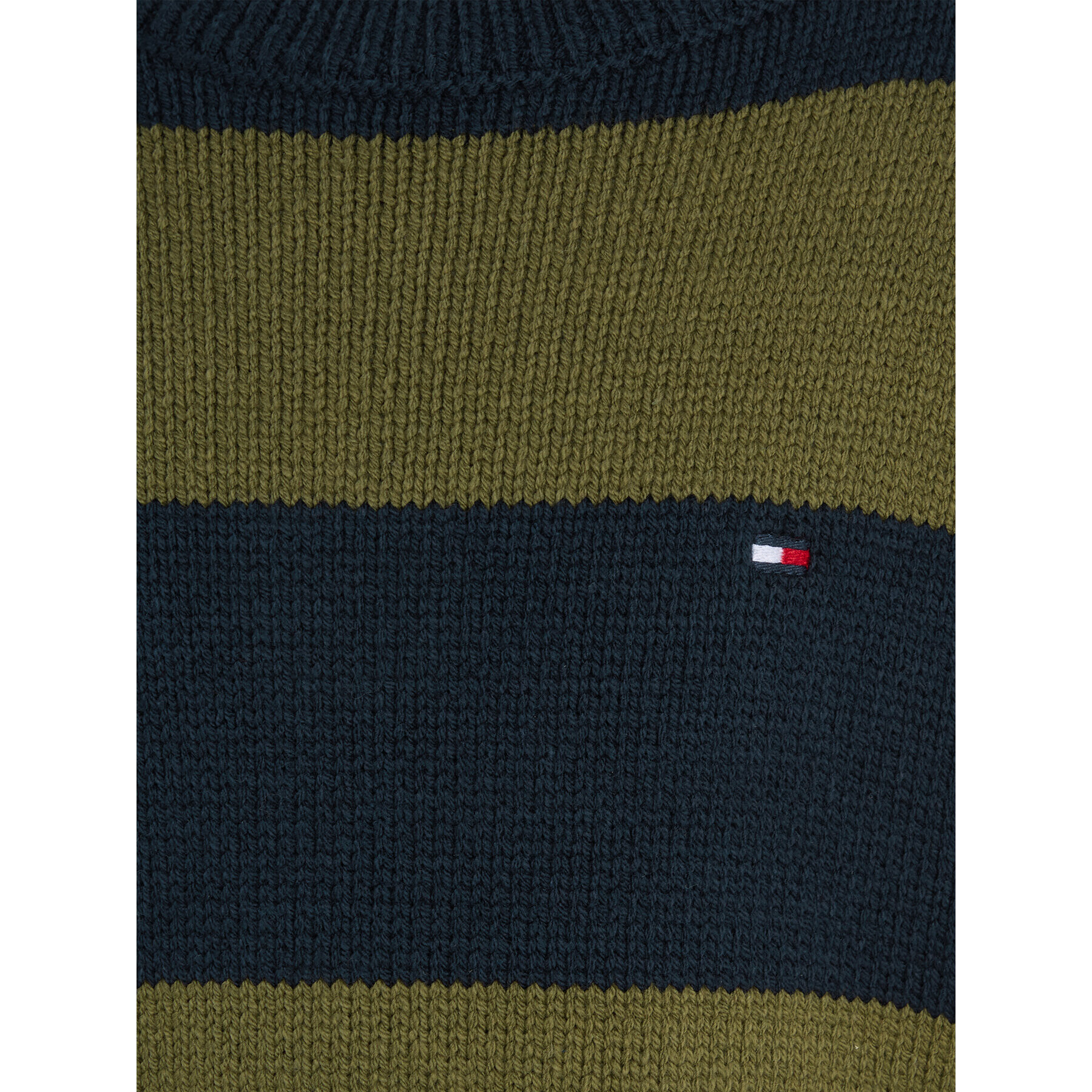 Tommy Hilfiger Пуловер KB0KB08515 Зелен Regular Fit - Pepit.bg
