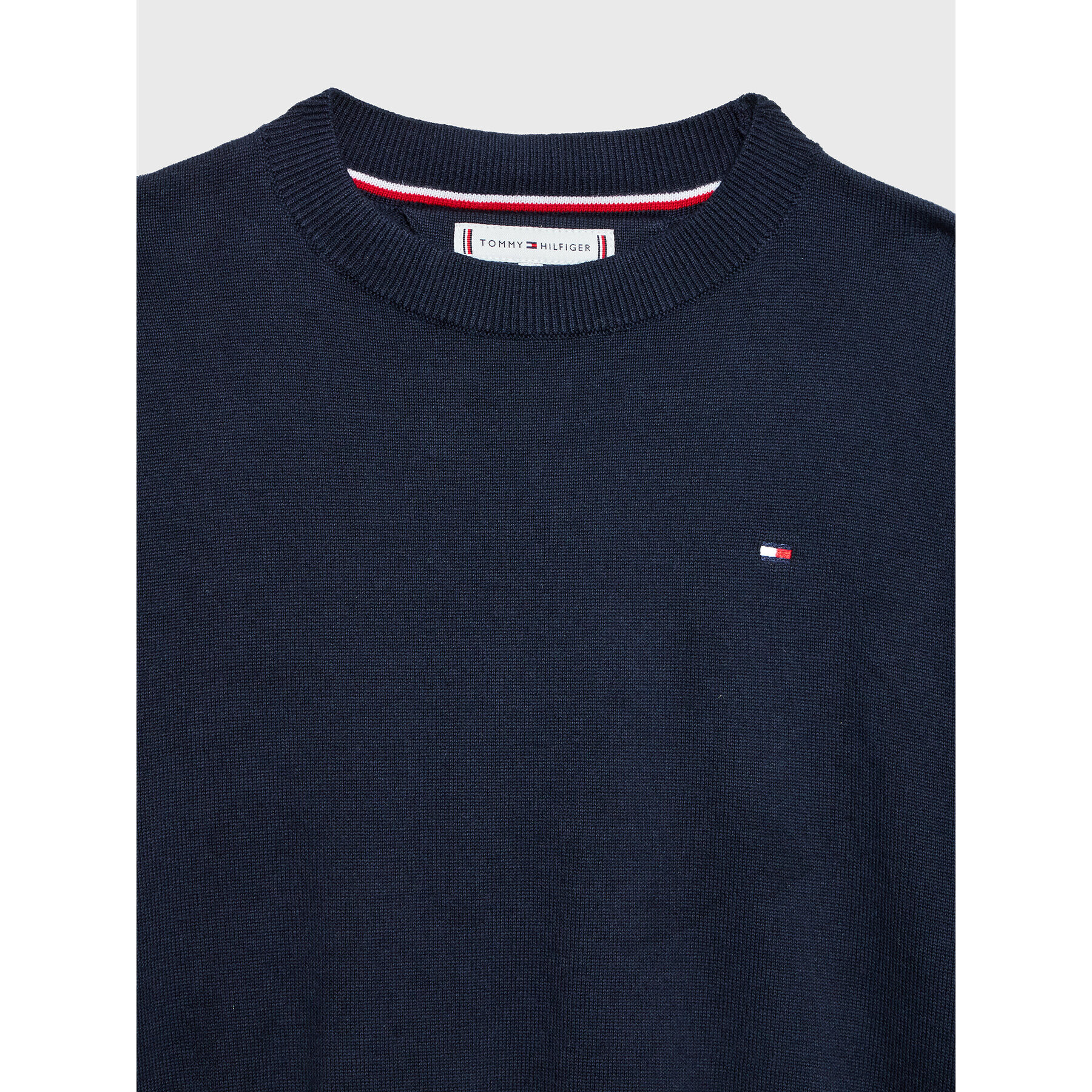 Tommy Hilfiger Пуловер KG0KG06909 Тъмносин Regular Fit - Pepit.bg