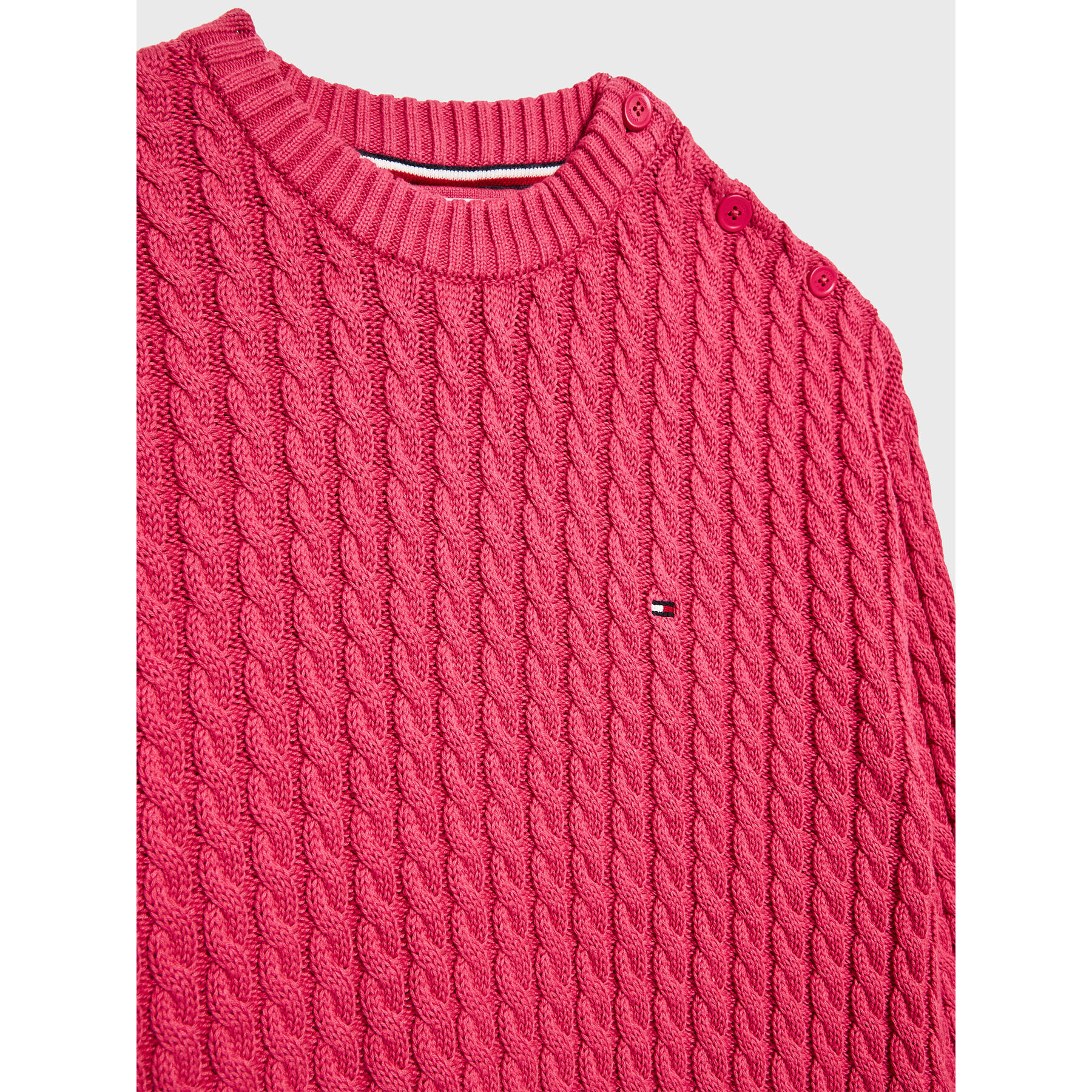 Tommy Hilfiger Пуловер KG0KG07106 D Розов Regular Fit - Pepit.bg
