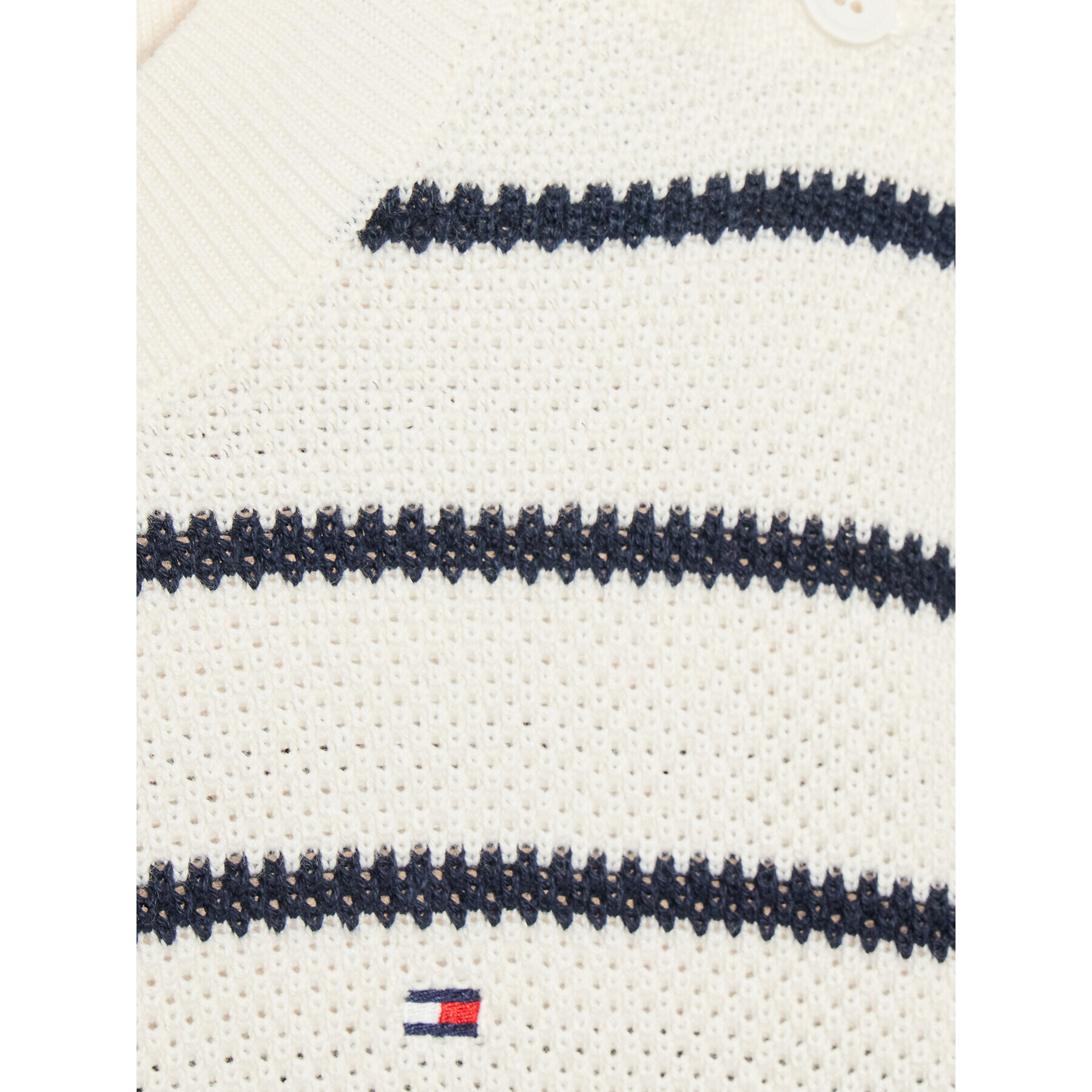Tommy Hilfiger Пуловер KG0KG07285 D Екрю Regular Fit - Pepit.bg