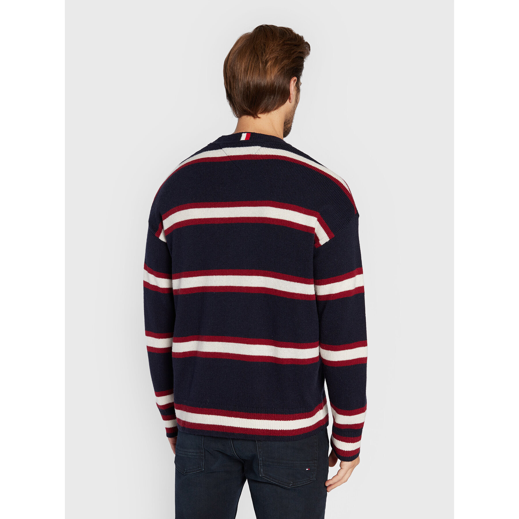 Tommy Hilfiger Пуловер Monogram MW0MW28052 Тъмносин Regular Fit - Pepit.bg