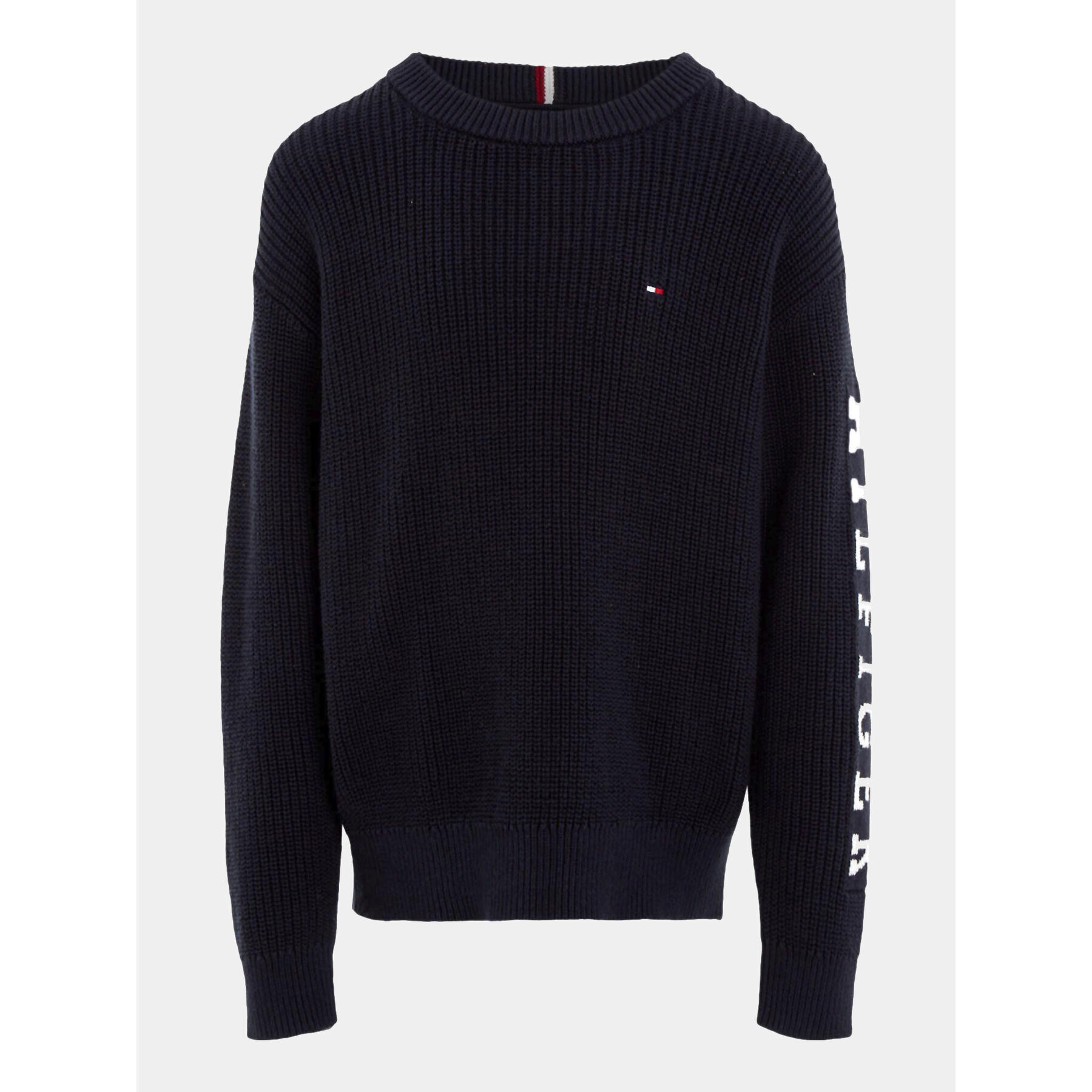 Tommy Hilfiger Пуловер Monotype KB0KB08364 D Тъмносин Regular Fit - Pepit.bg