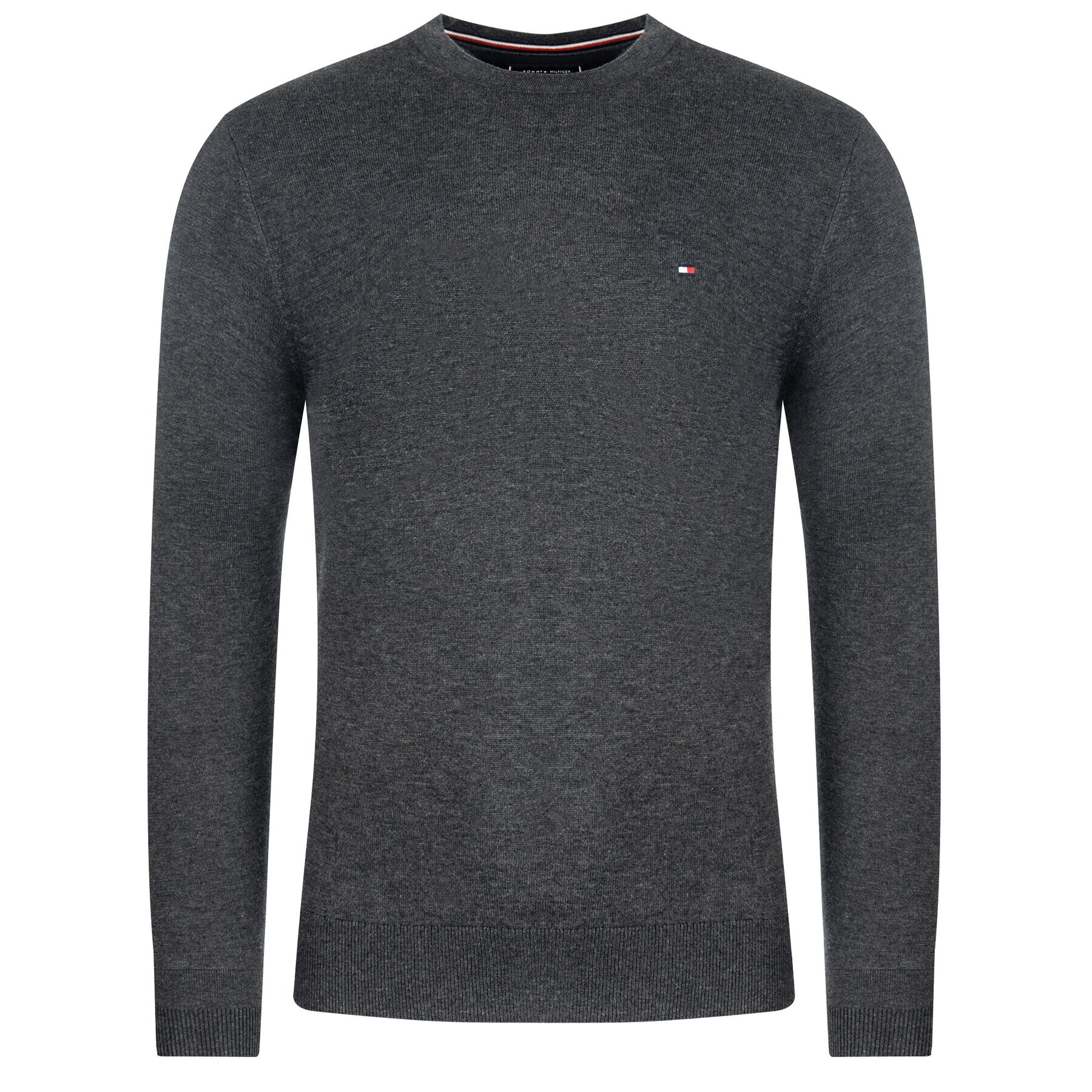 Tommy Hilfiger Пуловер MW0MW04978 Сив Regular Fit - Pepit.bg